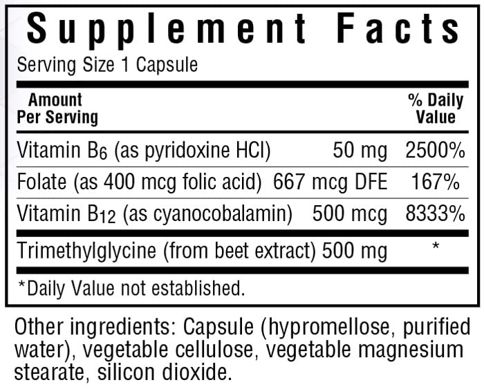Pre-Order | Arrives in 5–10 Days – BlueBonnet Homocysteine Formula Supplement, 60 Count