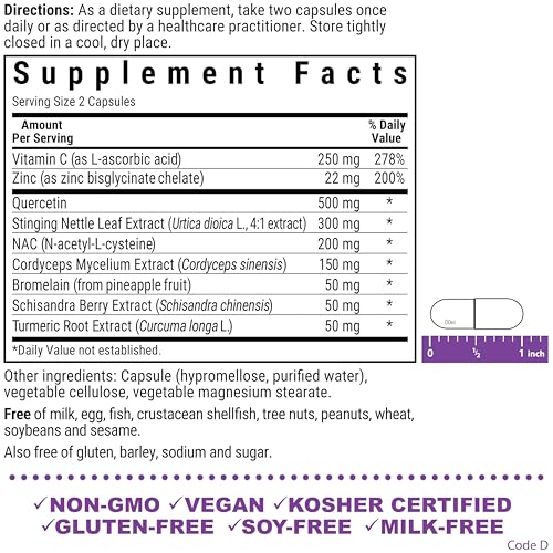 Pre-Order | Arrives in 5–10 Days – Bluebonnet Nutrition JustBreathe, Seasonal Support*, Non-GMO, Kosher Certified, Gluten-Free, Soy-Free, Dairy-Free, 30 Vegetable Capsules, 15 Servings