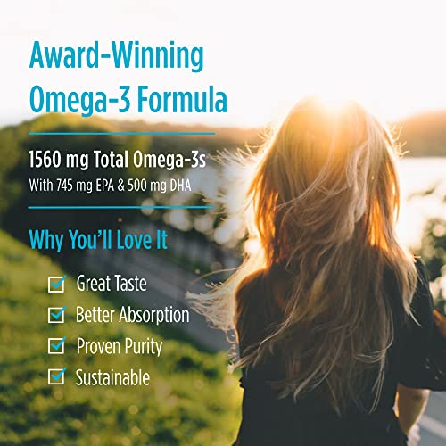 Pre-Order | Arrives in 5–10 Days – Nordic Naturals Omega-3, Lemon Flavor - 16 oz - 1560 mg Omega-3 - Fish Oil - EPA & DHA - Immune Support, Brain & Heart Health, Optimal Wellness - Non-GMO - 96 Servings