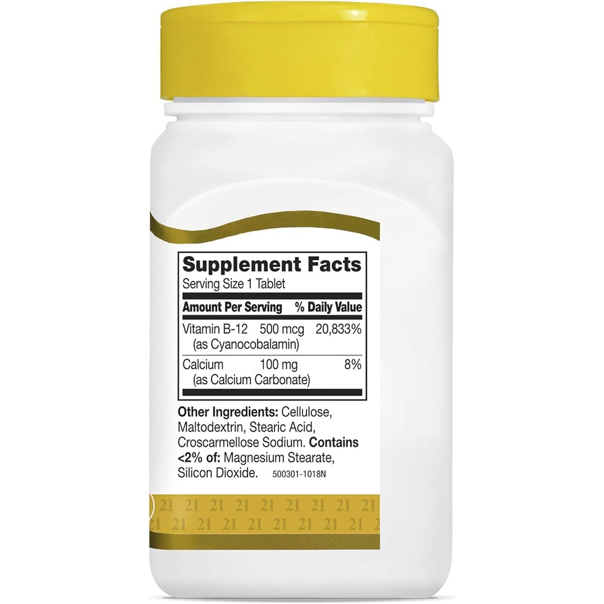 Pre-Order | Arrives in 5–10 Days – 21st Century B-12 500 mcg Tablets, 110-Count (Pack of 2)