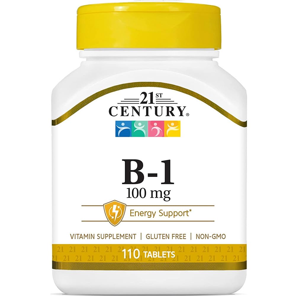 Pre-Order | Arrives in 5–10 Days – 21ST Century VITAMIN B-1 100mg 110 TABS