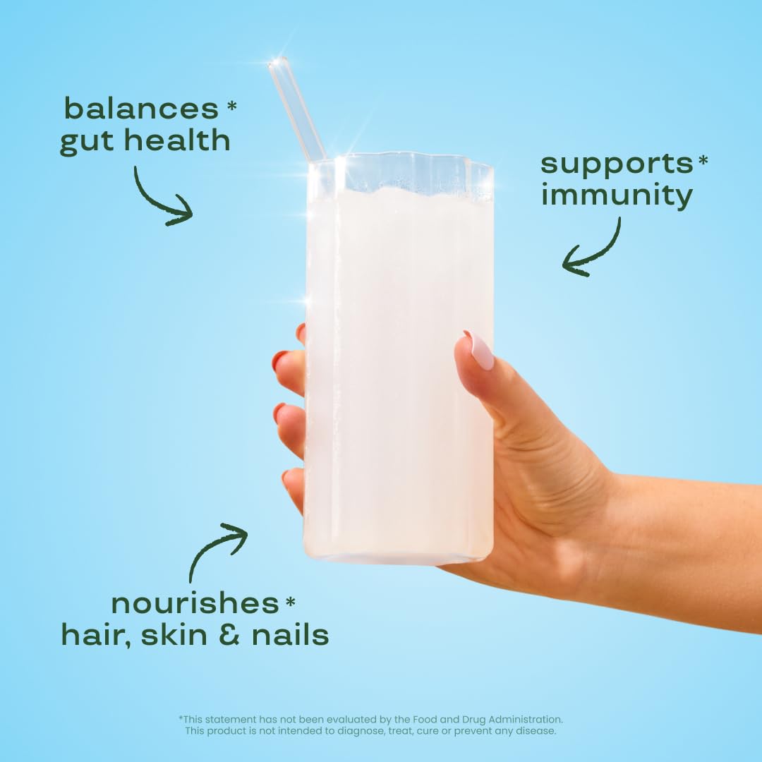 Pre-Order | Arrives in 5–10 Days – 
Bloom Nutrition Bovine Colostrum Powder Packet, Gut Health, Immune Support, Hair Growth & Beauty Supplement, Gluten Free, Sugar Free | Unflavored, 15 Servings