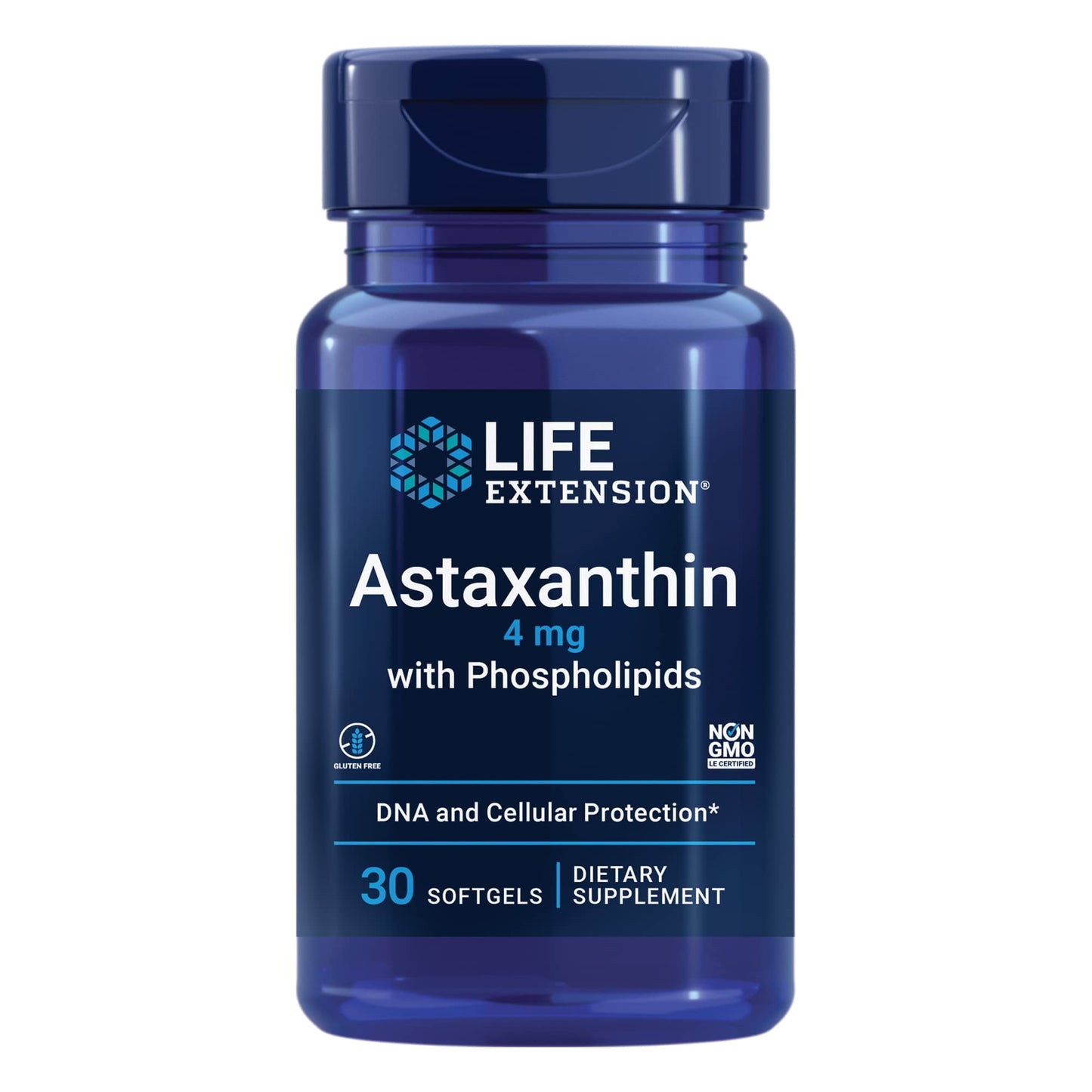 Pre-Order | Arrives in 5–10 Days – Life Extension Astaxanthin with Phospholipids 4 mg - For Eye & Heart Health + Metabolic & Cardiovascular Health - Supports Inflammatory & Immune Response - Gluten Free, Non-GMO - 30 Softgels