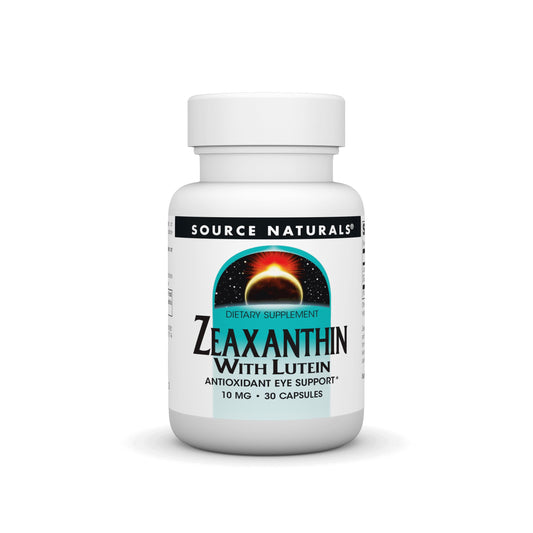 Pre-Order | Arrives in 5–10 Days – Source Naturals Zeaxanthin with Lutein, Antioxidant Eye Support* 10mg, 30 Capsules