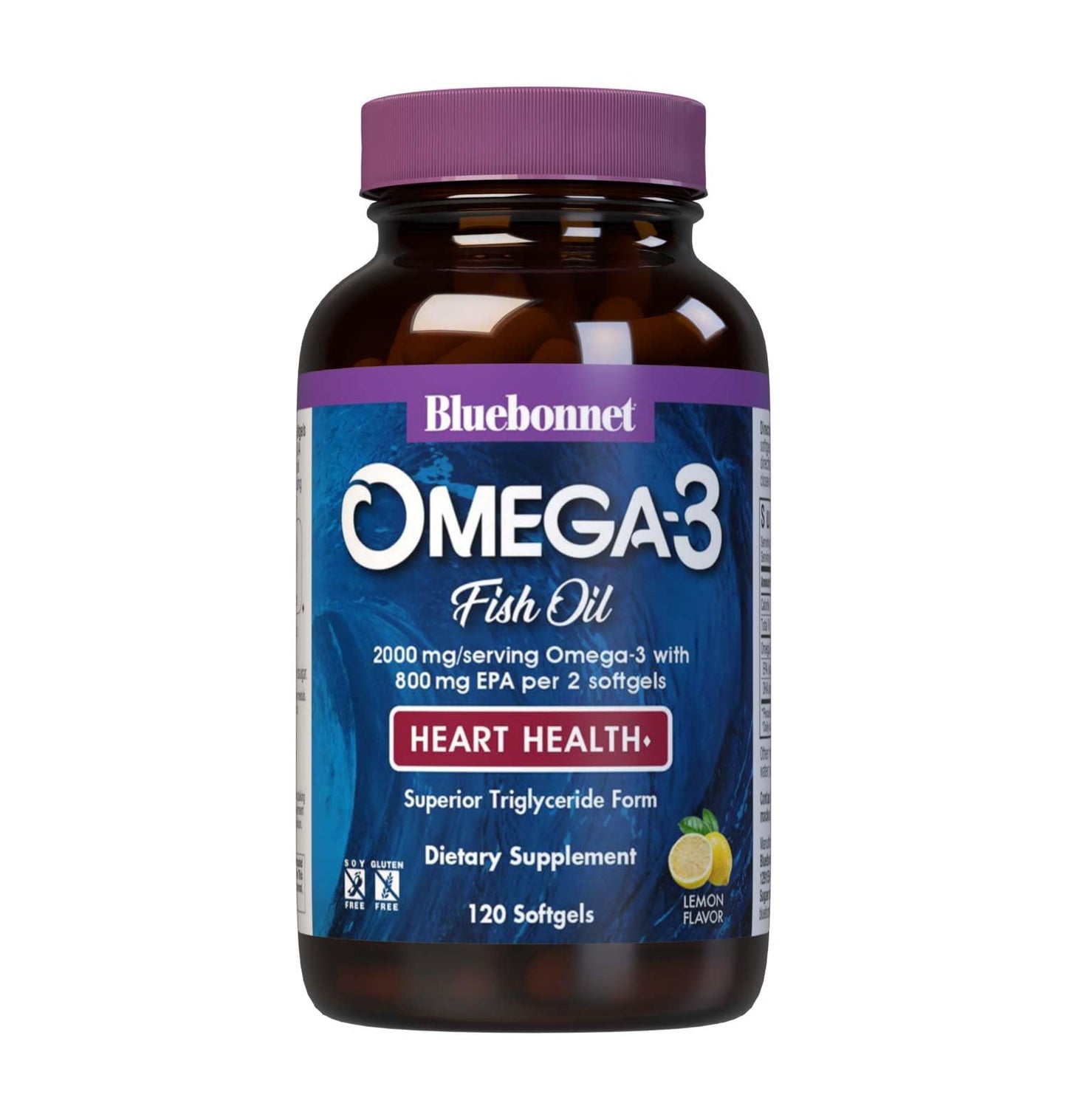 Pre-Order | Arrives in 5–10 Days – Bluebonnet Nutrition EPAx Omega-3 1000 MG Heart Formula, 120 CT