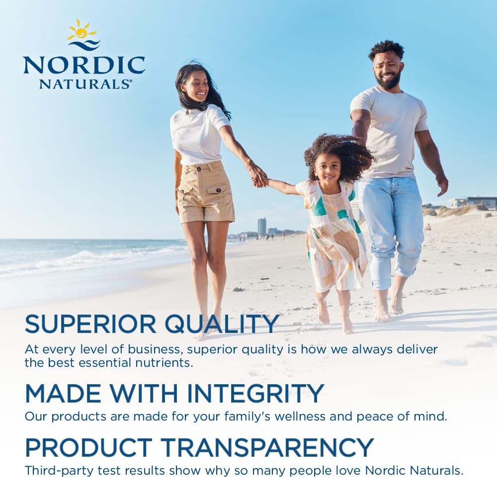 Pre-Order | Arrives in 5–10 Days – Nordic Naturals Ultimate Omega, Lemon Flavor - 60 Soft Gels - 1280 mg Omega-3 - High-Potency Fish Oil Supplement with EPA & DHA - Promotes Brain & Heart Health - Non-GMO - 30 Servings