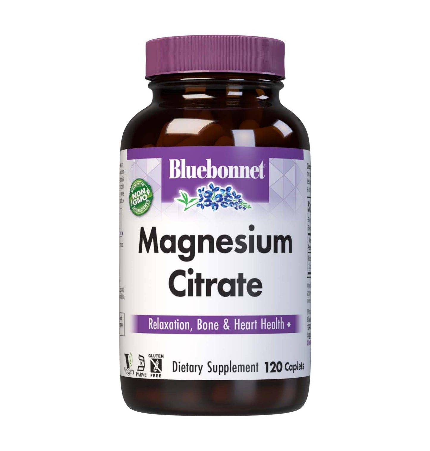 Pre-Order | Arrives in 5–10 Days – Bluebonnet Nutrition Magnesium Citrate, 400mg of Magnesium, Maximum Absorption, Supports Immune Health & Energy Production*, Soyfree, Gluten-Free, Non-GMO, Kosher, Dairy Free, Vegan, 120 Caplets