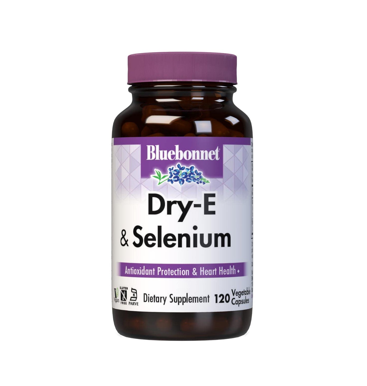 Pre-Order | Arrives in 5–10 Days – BlueBonnet Dry E-400 IU Plus Selenium Vegetarian Capsules, 120 Count, White