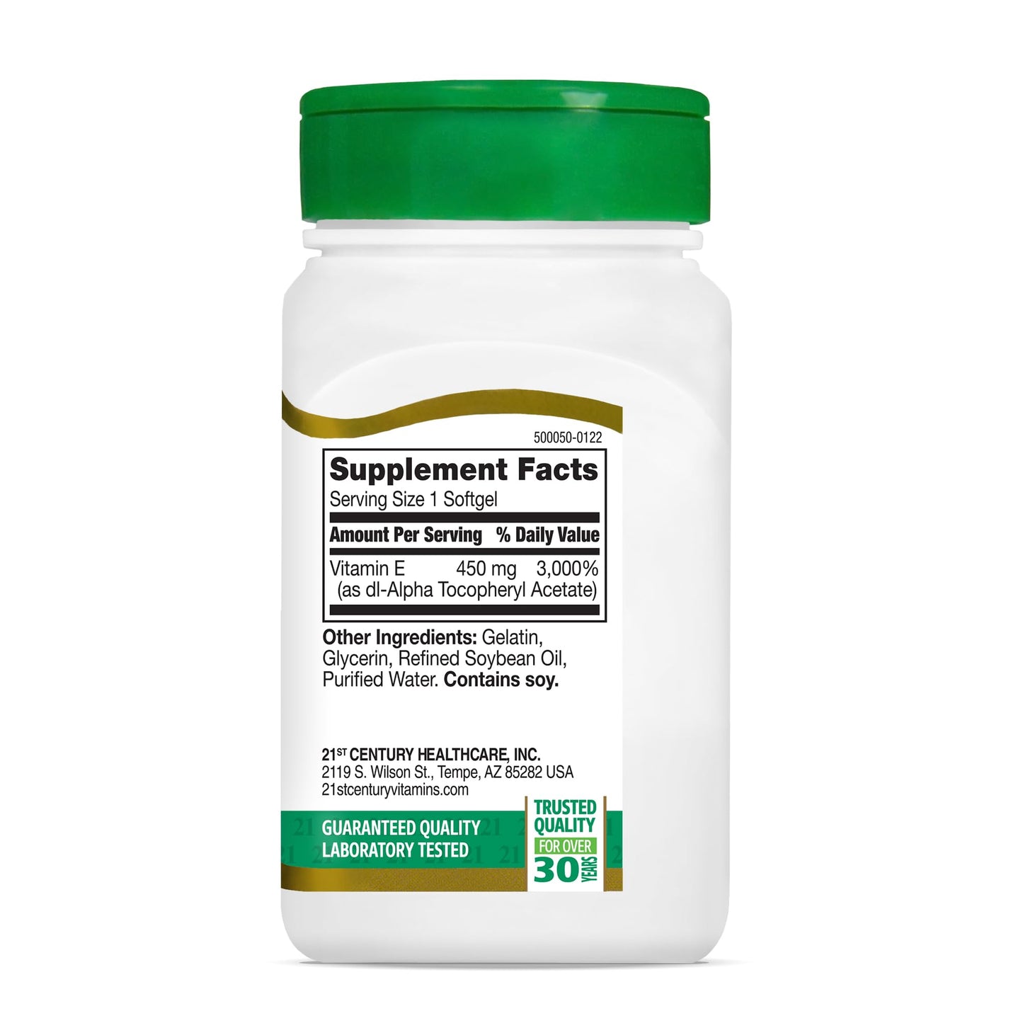 Pre-Order | Arrives in 5–10 Days – 21st Century E 1000 I.U. (Dl-Alpha) Softgels, 55-Count