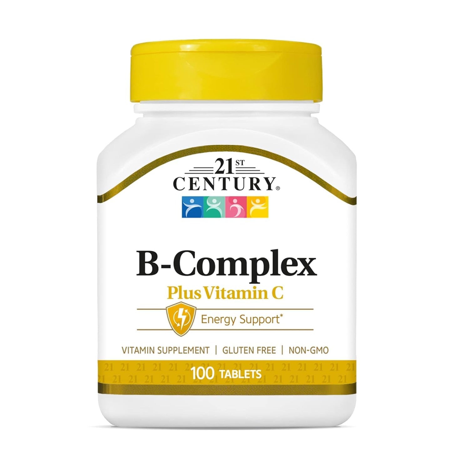 Pre-Order | Arrives in 5–10 Days – 21st Century Healthcare, B Complex Plus Vitamin C, Tablets 100 Count (Pack of 1)