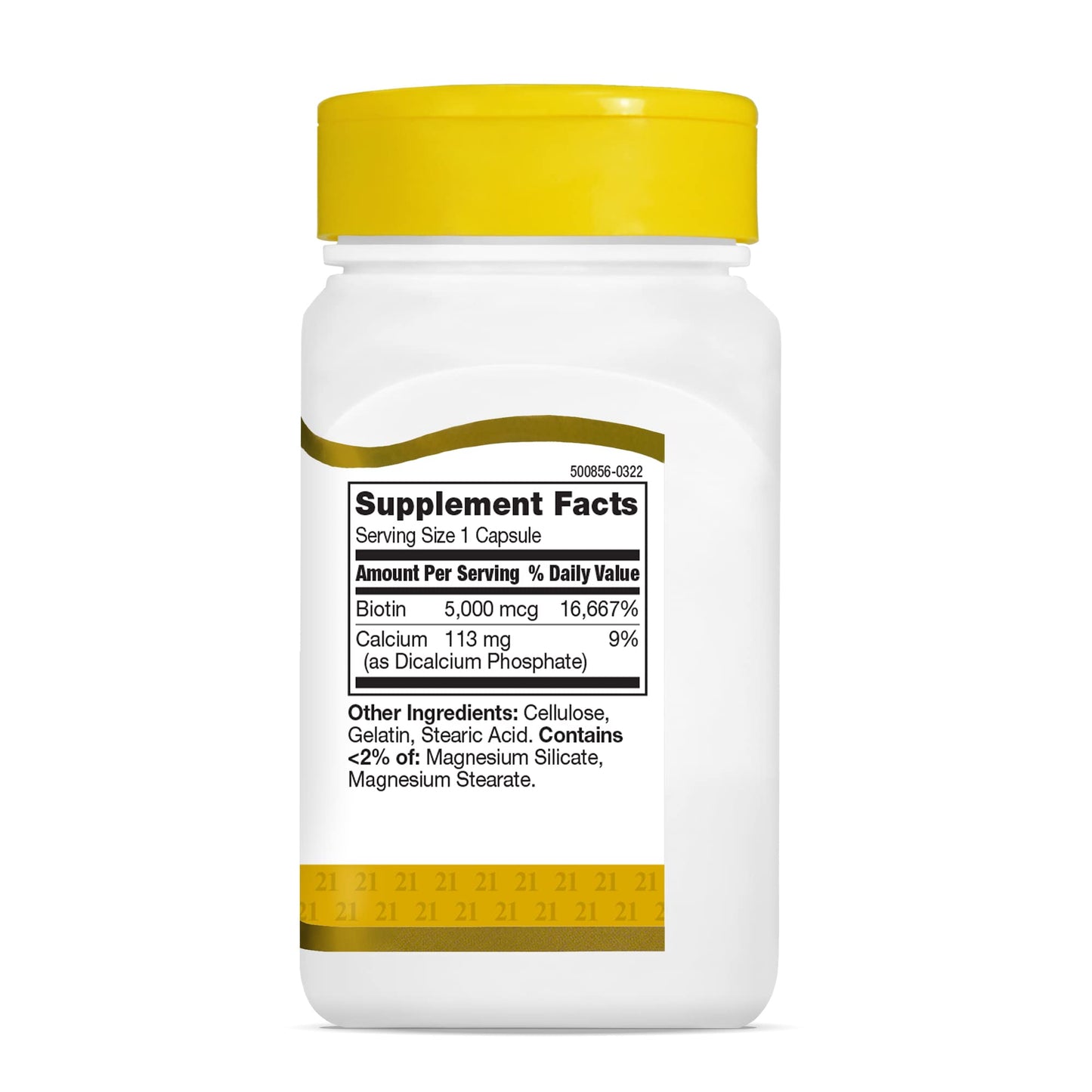 Pre-Order | Arrives in 5–10 Days – 21st Century Biotin, 5,000 mcg, 110 Capsules