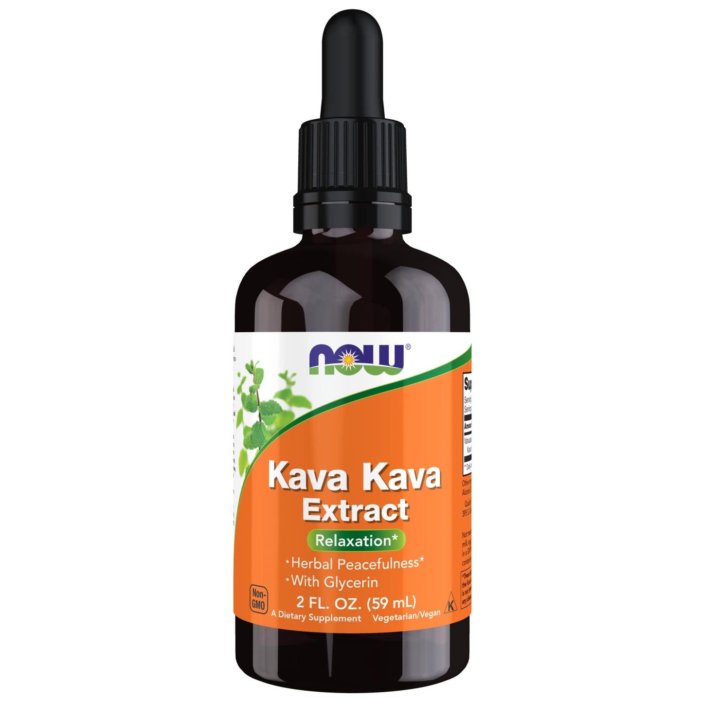 Pre-Order | Arrives in 5–10 Days – NOW Foods Supplements, Kava Kava Liquid Extract with Glycerin, Dropper Included, Relaxation*, 2-Ounce