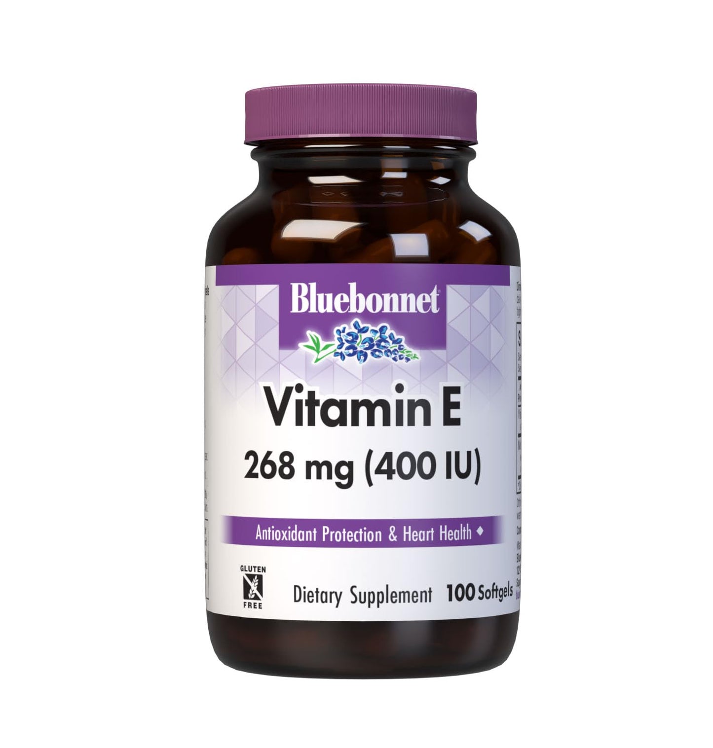 Pre-Order | Arrives in 5–10 Days – Bluebonnet Nutrition Vitamin E 400 IU (268 mg) Mixed Tocopherols Softgels, Free Radical Portection & Cardiovascular Support, Gluten-Free, Dairy-Free, Softgels, Servings, 100 Count