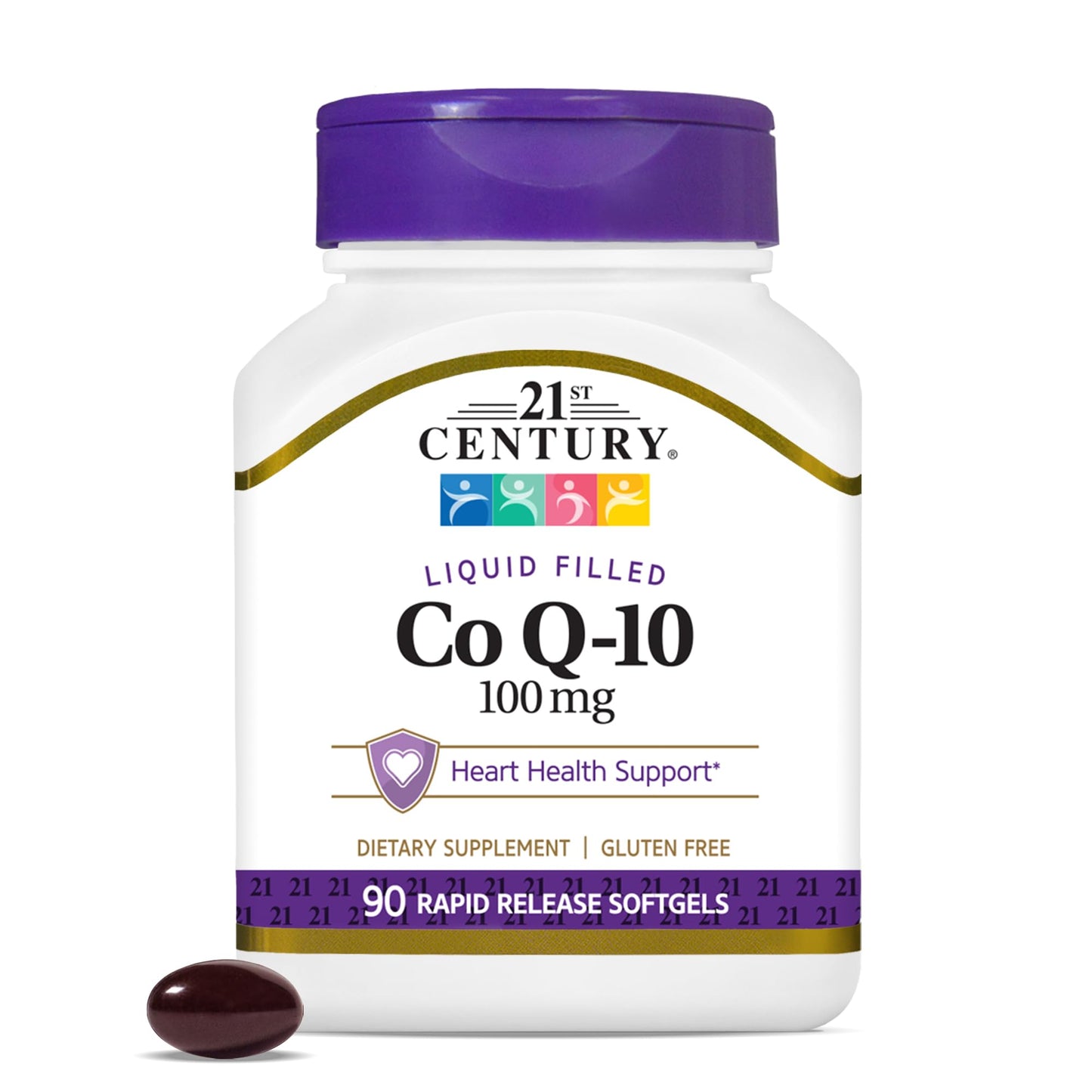 Pre-Order | Arrives in 5–10 Days – 21st Century Co Q10 100 mg Softgels, 90 Count