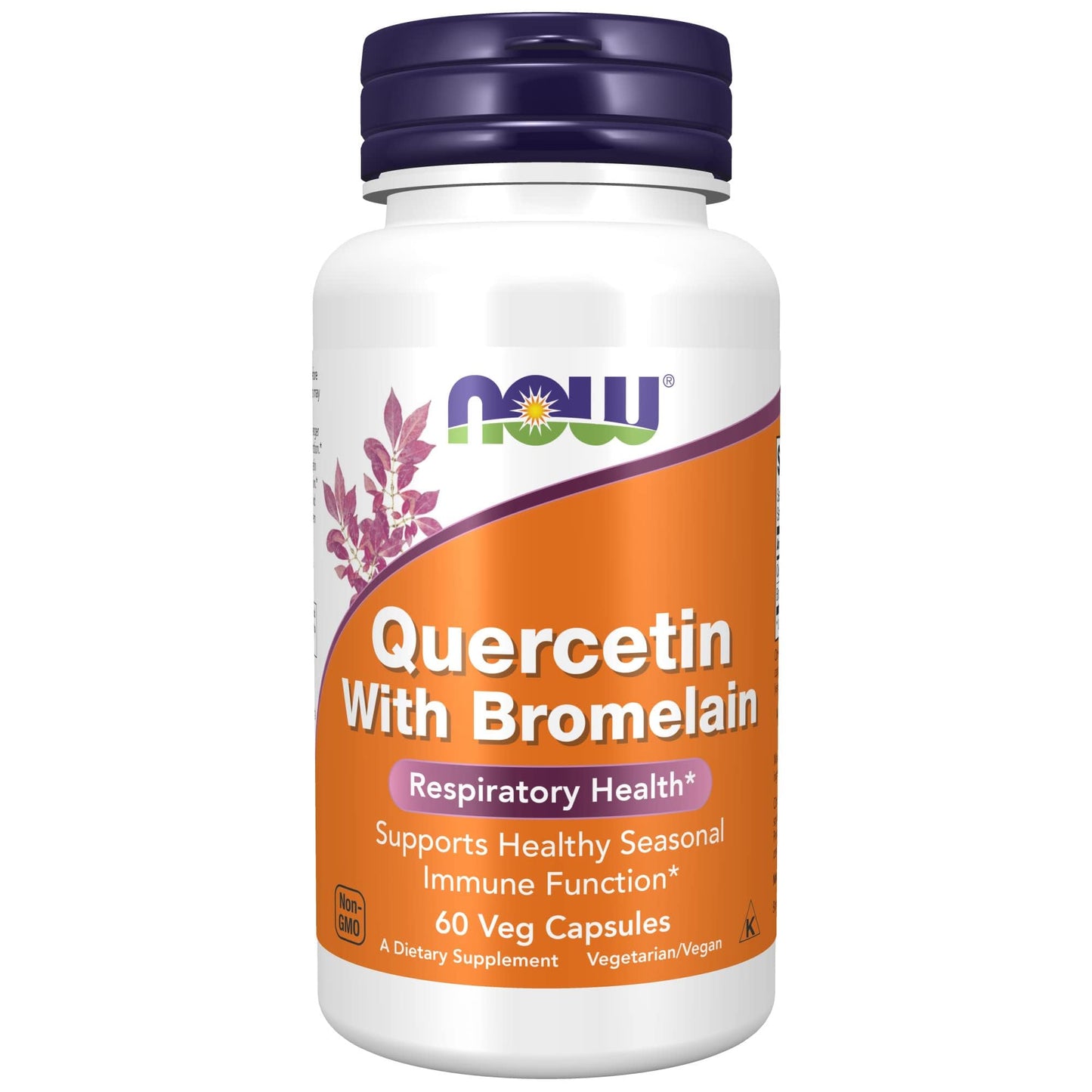 Pre-Order | Arrives in 5–10 Days – NOW Supplements, Quercetin with Bromelain, Balanced Immune System*, 60 Veg Capsules