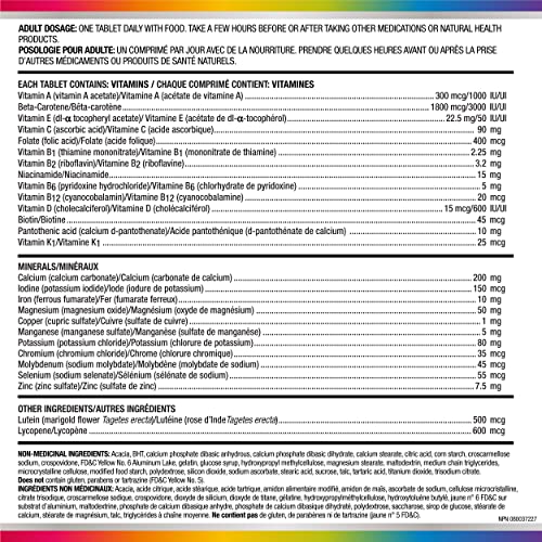 Pre-Order | Arrives in 5–10 Days – Centrum Adult Forte Essentials Mulitvitamins/Minerals Supplement for Men & Women, 100 Tablets (Packaging May Vary)