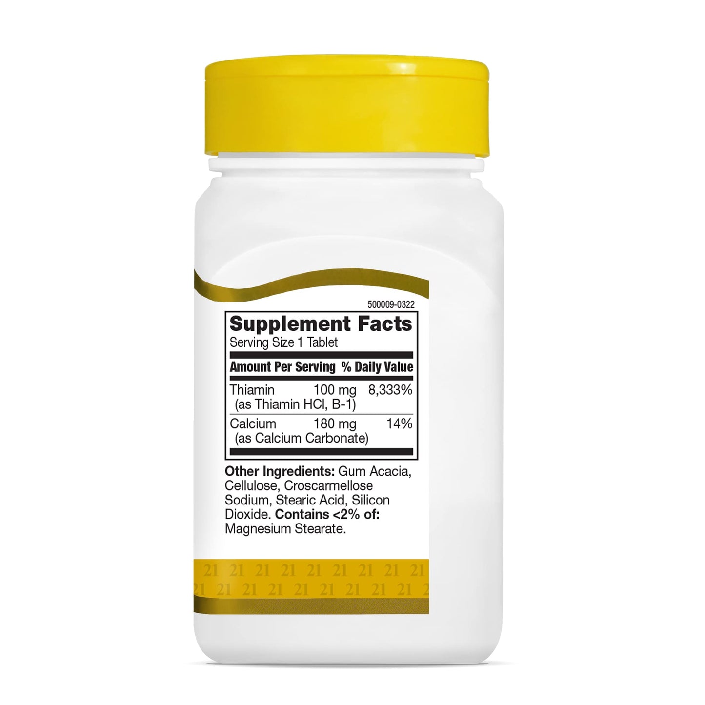 Pre-Order | Arrives in 5–10 Days – 21st Century B-1 Tablets, 100 Mg, 110 Count (Pack of 12)