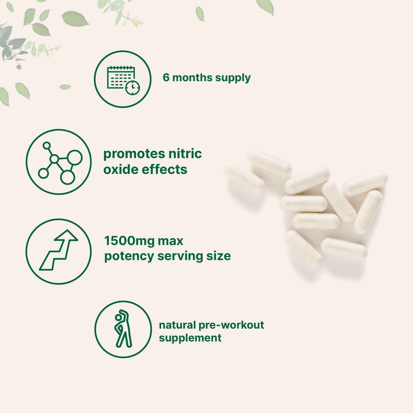 Pre-Order | Arrives in 5–10 Days – Micro Ingredients L Citrulline Capsules, 1500mg Per Serving, 360 Counts, Citrulline Pre-Workout Supplement, Non-GMO