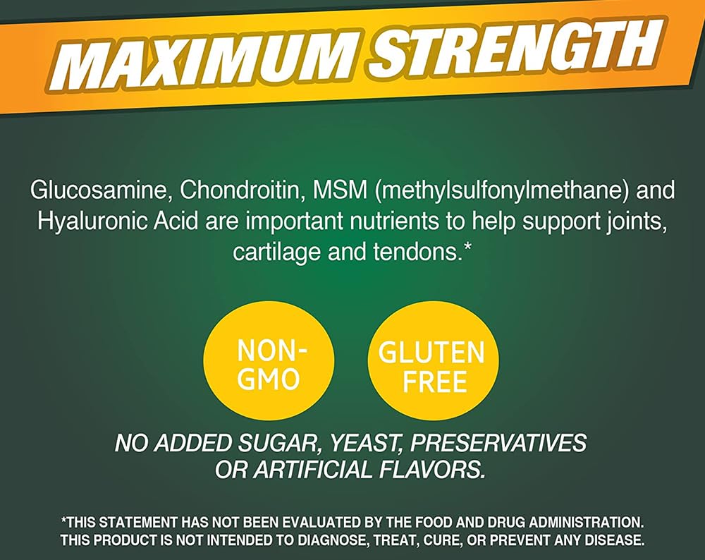 Pre-Order | Arrives in 5–10 Days – 21st Century Glucosamine and Chondroitin Plus Tablets, 120 Count