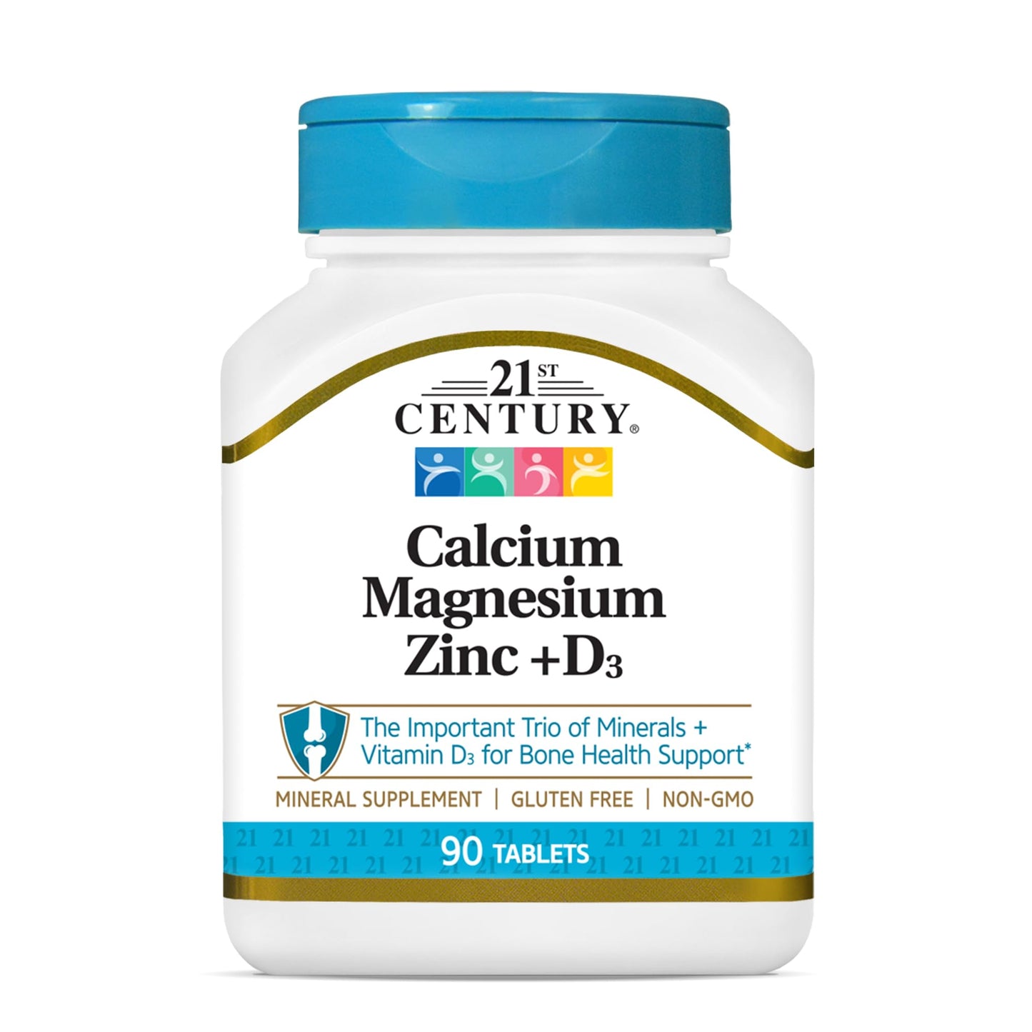 Pre-Order | Arrives in 5–10 Days – 21st Century Cal Mag Zinc +D Tablets, 90 Count