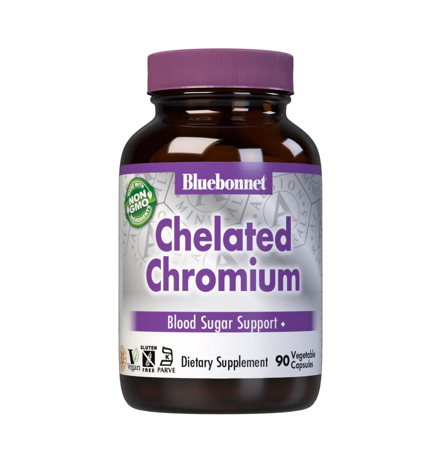 Pre-Order | Arrives in 5–10 Days – BlueBonnet Albion Yeast-Free Chelated Chromium Vegetarian Capsules, 200 mcg, 90 Count