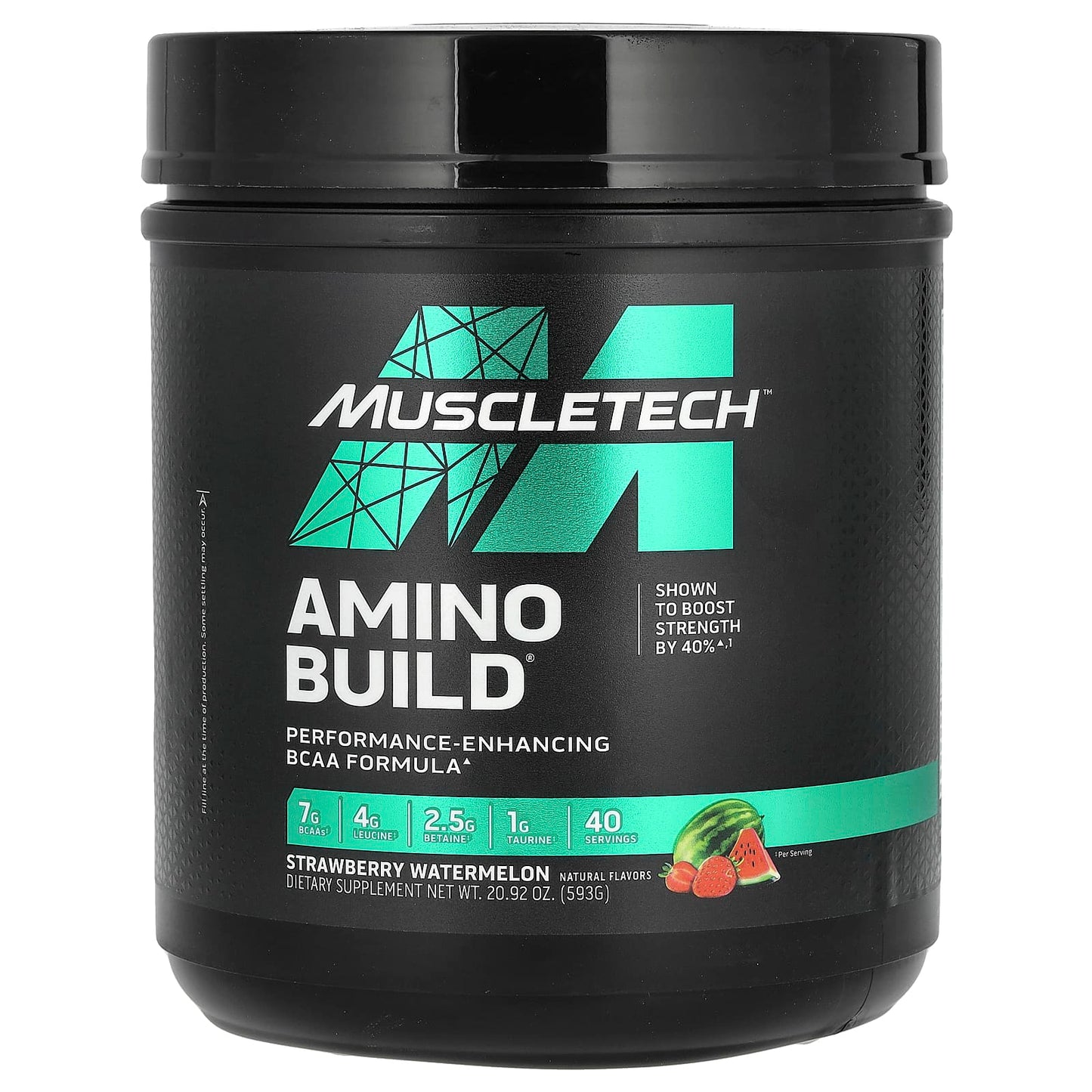 Pre-Order | Arrives in 5–10 Days – MuscleTech
Amino Build, Strawberry Watermelon, 20.92 oz (593