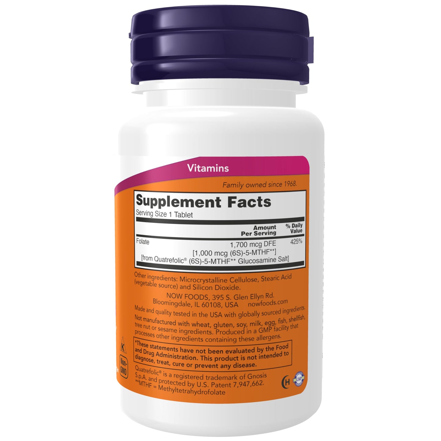 Pre-Order | Arrives in 5–10 Days – NOW Foods Supplements, Methyl Folate 1,000 mcg, Metabolically Active Folate*, Co-Enzyme B Vitamin, 90 Tablets