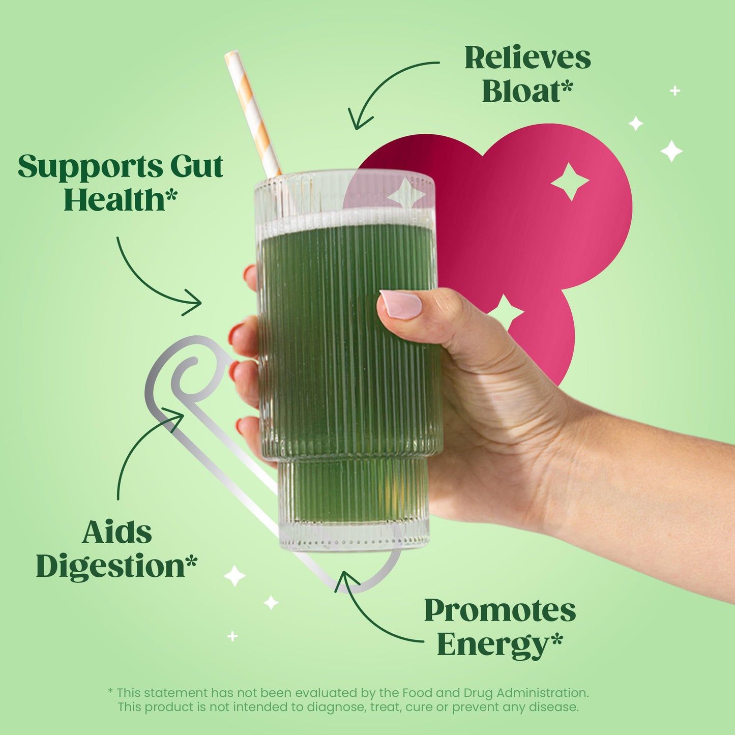 Pre-Order | Arrives in 5–10 Days – 
Bloom Nutrition Superfood Greens Powder, Digestive Enzymes with Probiotics and Prebiotics, Gut Health, Bloating Relief for Women, Chlorella, Green Juice Mix with Beet Root, 25 SVG, Spiced Cranberry