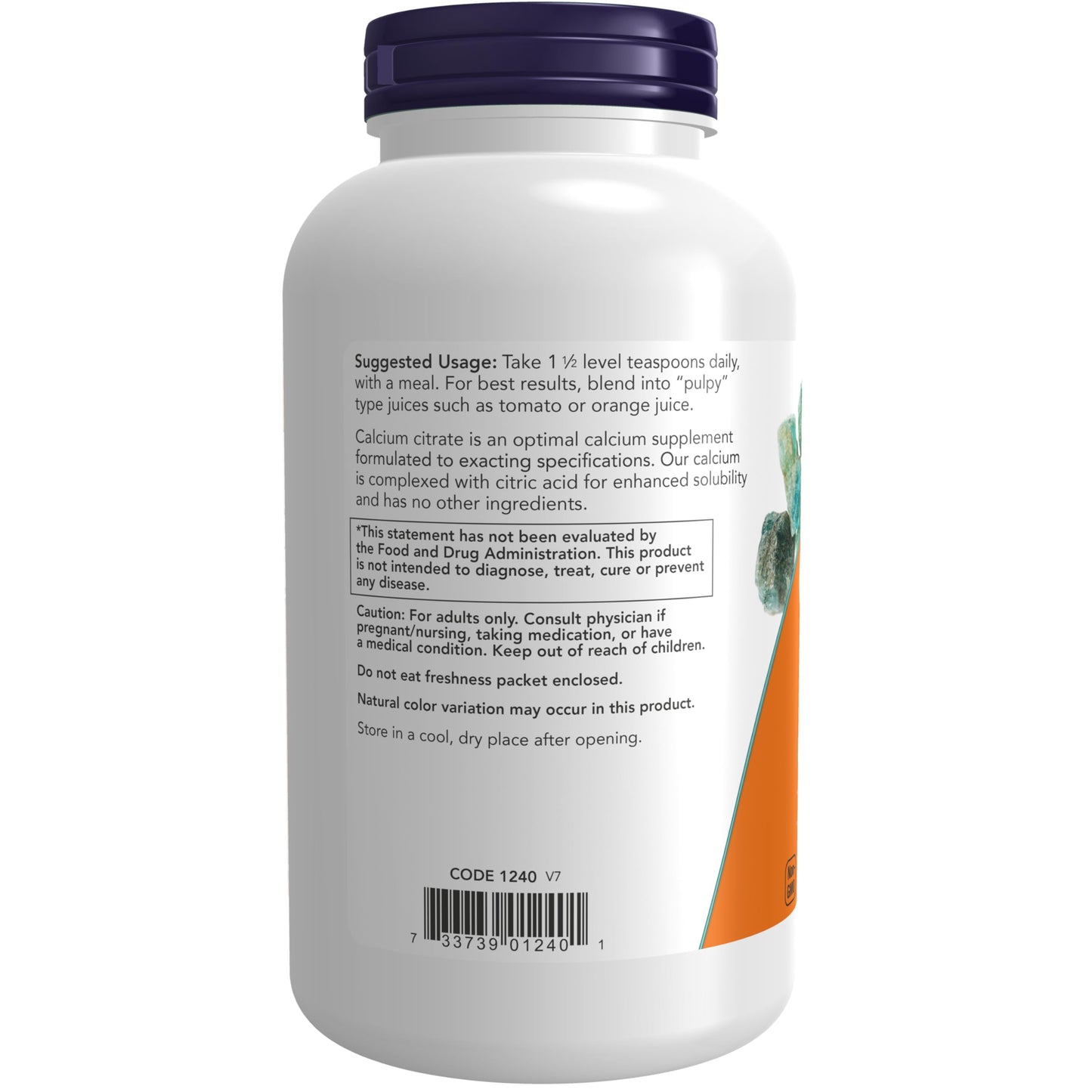 Pre-Order | Arrives in 5–10 Days – NOW Foods Supplements, Calcium Citrate Powder, Highly Bioavailable Calcium, Supports Bone Health*, 8-Ounce