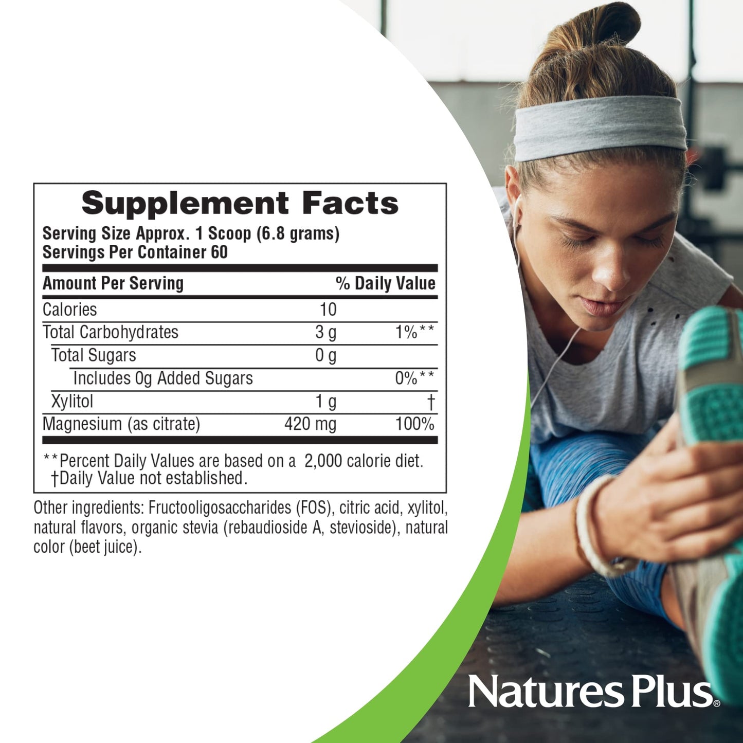 Pre-Order | Arrives in 5–10 Days – NaturesPlus KalmAssure Magnesium Powder - 0.9 lb - Pink Lemonade Flavor - Supports Nerve and Muscle Relaxation - Non-GMO, Gluten Free, Vegan - 60 Servings