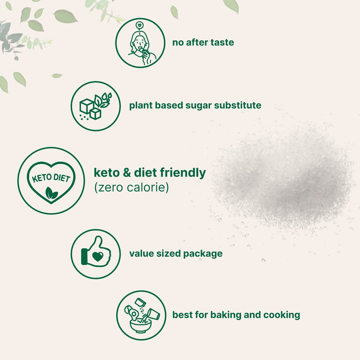 Pre-Order | Arrives in 5–10 Days – Erythritol Granules, 6 Pounds (96 Ounce), 1:1 Sugar Substitute, No After Taste, 0 Calorie, Natural Sweetener, Erythritol Keto Sugar Substitute, Non-GMO, Vegan