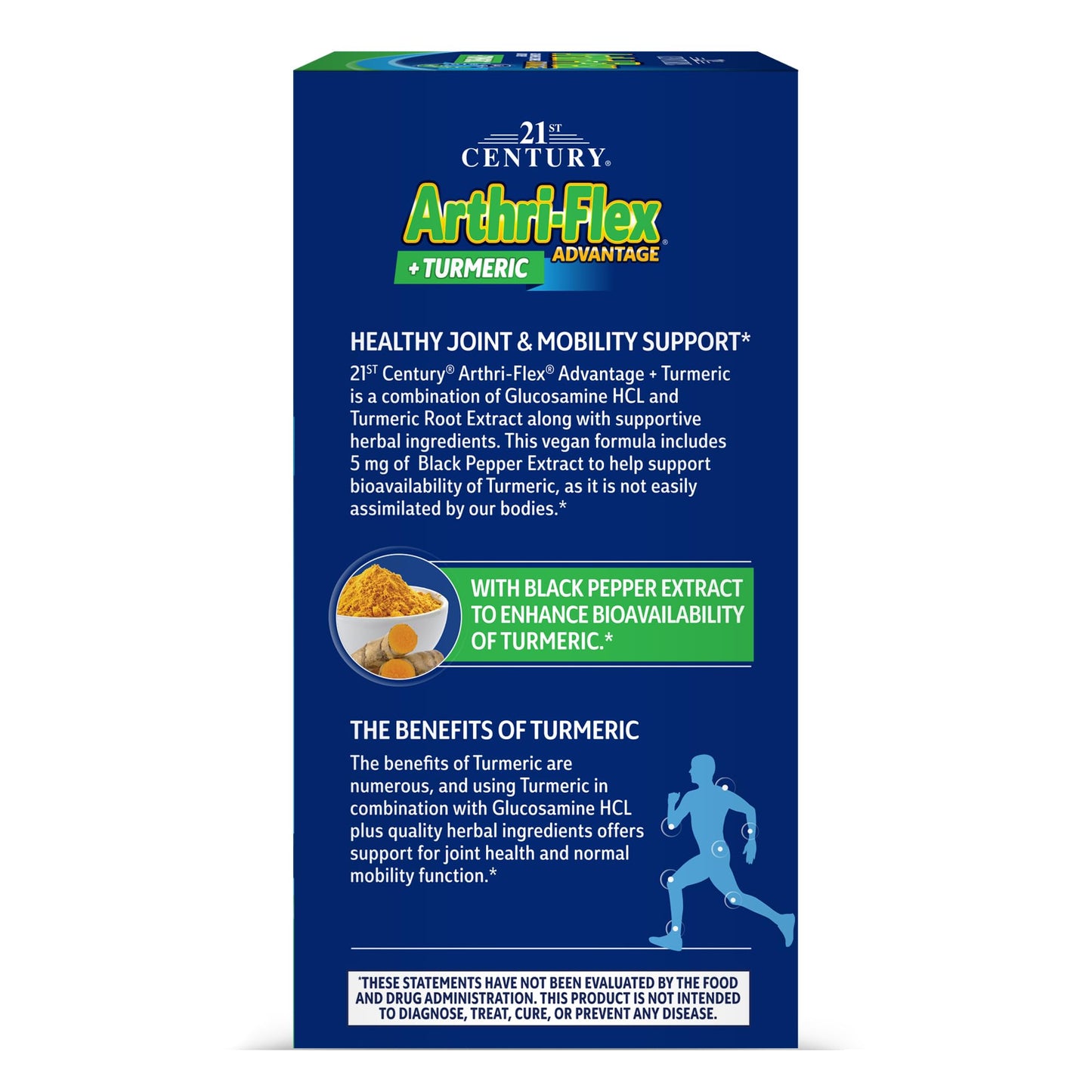 Pre-Order | Arrives in 5–10 Days – 21st Century Arthri-Flex Advantage Plus Turmeric Vegetarian Capsules, 90 Count