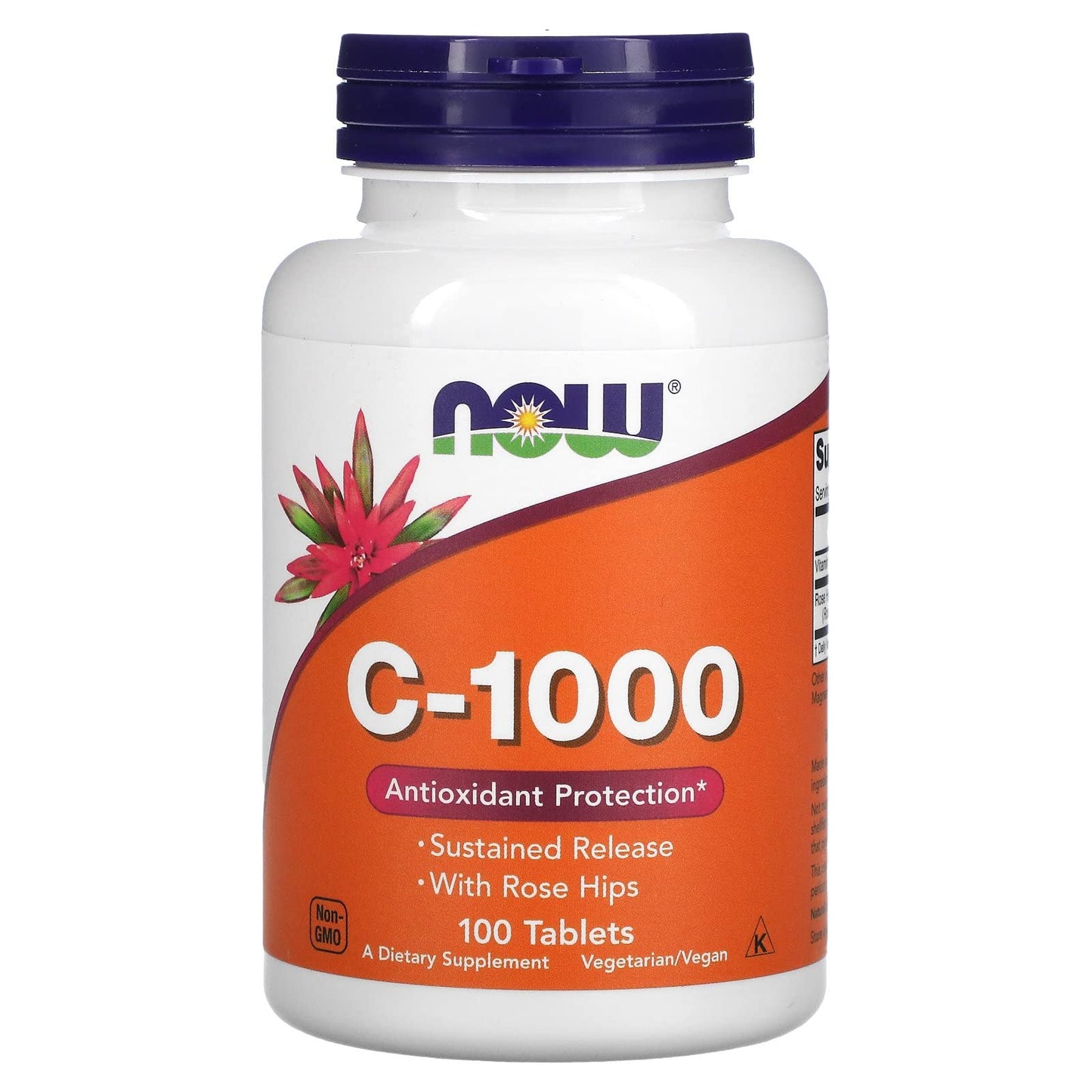 Pre-Order | Arrives in 5–10 Days – Now Foods Vitamin C-1000 Sustained Release - 100 Tablets