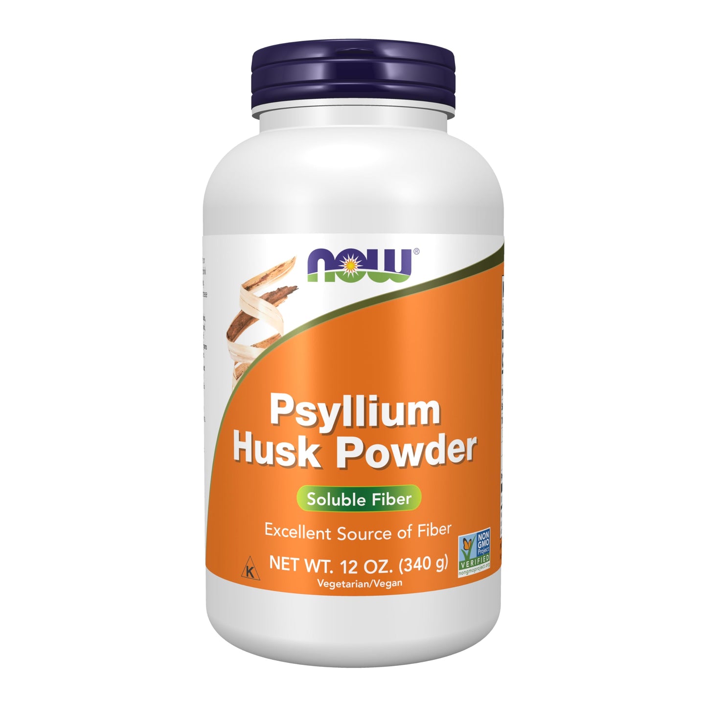 Pre-Order | Arrives in 5–10 Days – NOW Foods Supplements, Psyllium Husk Powder, Non-GMO Project Verified, Soluble Fiber, 12-Ounce