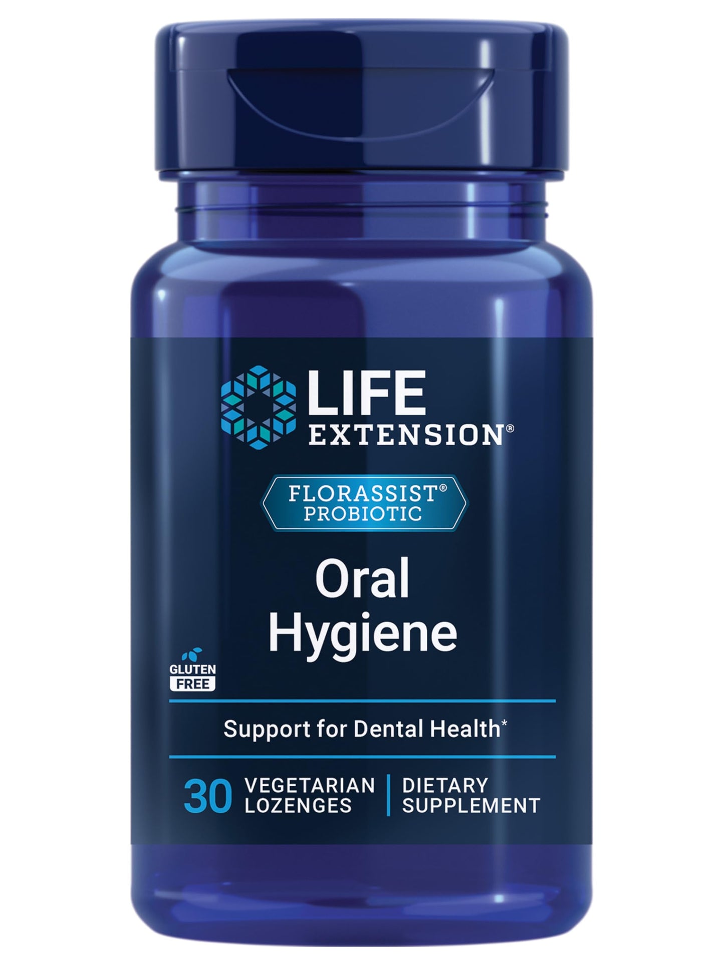 Pre-Order | Arrives in 5–10 Days – Life Extension FLORASSIST Oral Hygiene – Probiotic, Promotes Overall Oral Health – Gluten-Free, Vegetarian – 30 Lozenges
