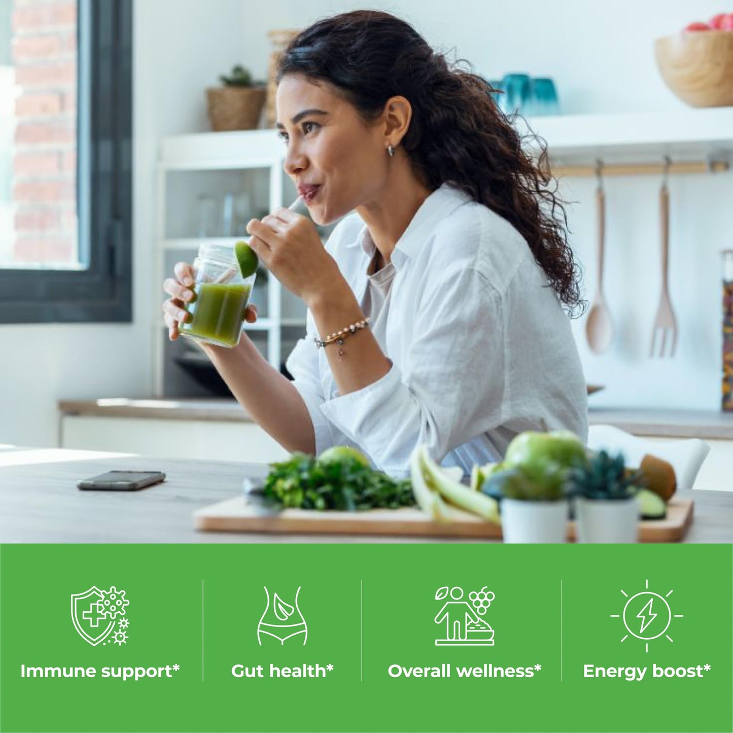 Pre-Order | Arrives in 5–10 Days – Paradise Herbs, ORAC Energy Greens Powder, Antioxidant Power of 24 Servings of Fruits & Vegetables in 1 Scoop, 15 Servings