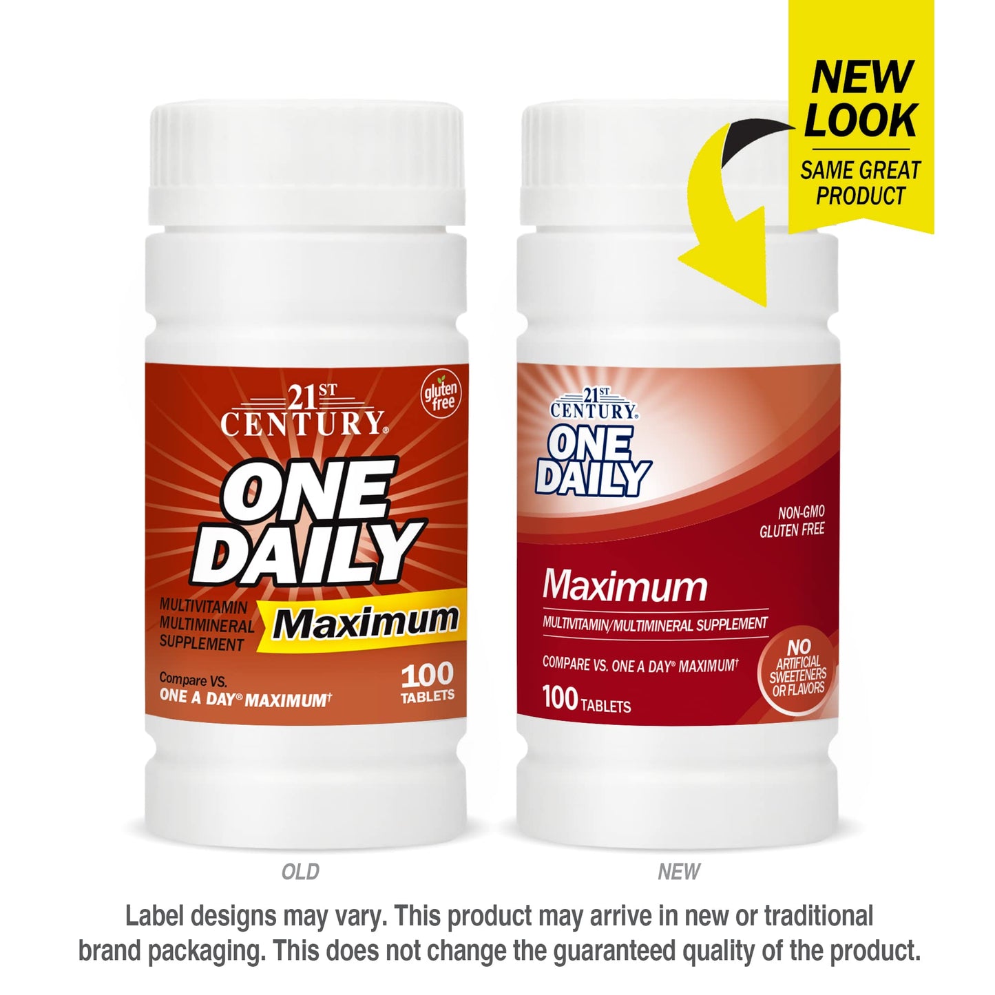 Pre-Order | Arrives in 5–10 Days – 21st Century One Daily Maximum Tablets, 100 Count (Pack of 3)