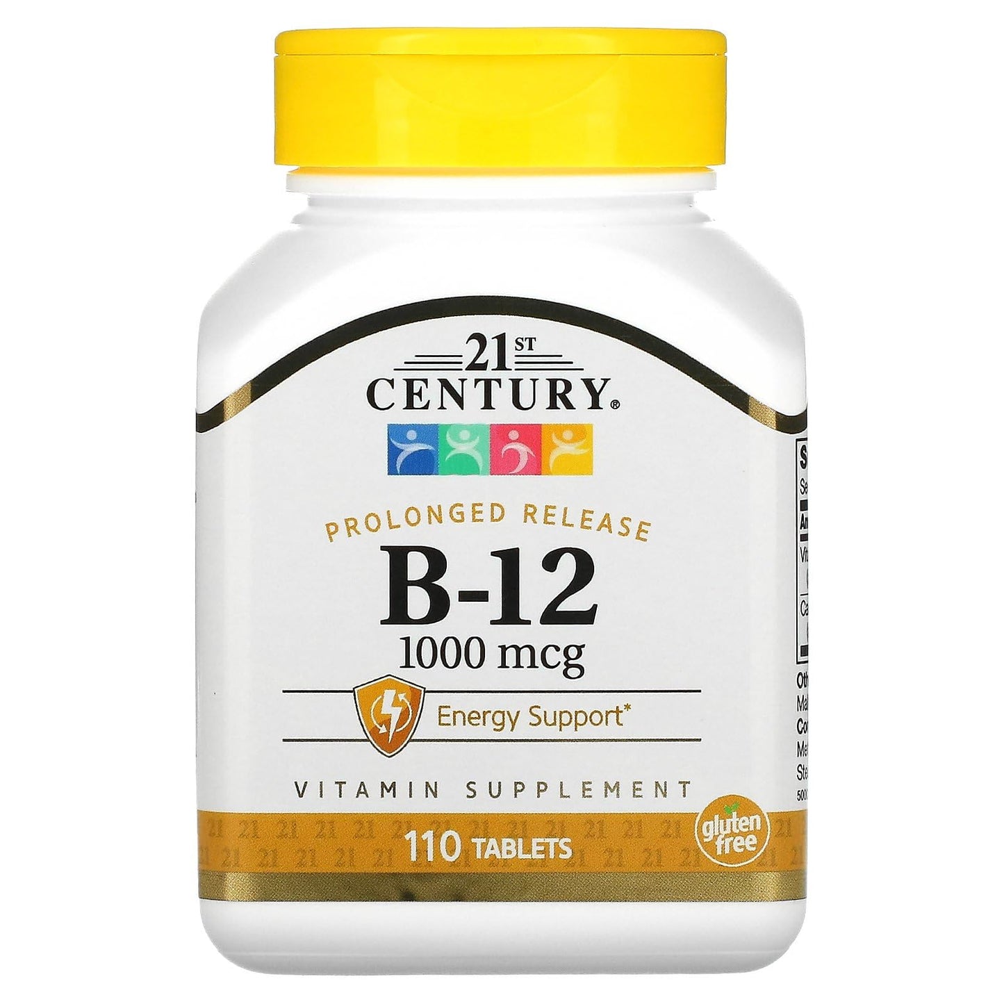 Pre-Order | Arrives in 5–10 Days – 21st Century B 12 1000 mcg Prolonged Release Tablets, 110 Count