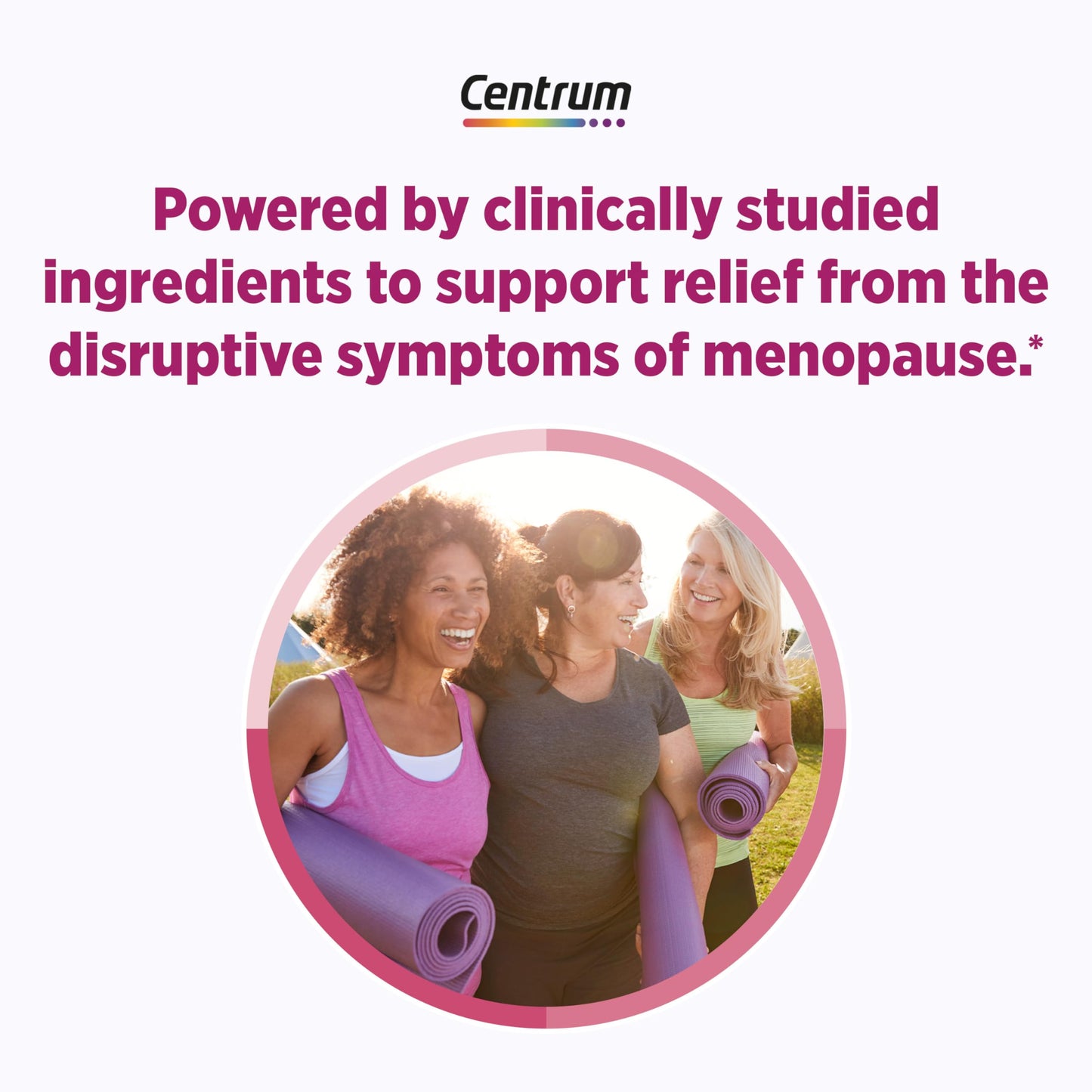 Pre-Order | Arrives in 5–10 Days – Centrum Complete Multivitamin Supplement + Hot Flash Support Menopause Support Tablets, with Clinically Studied geniVida, 30 Count