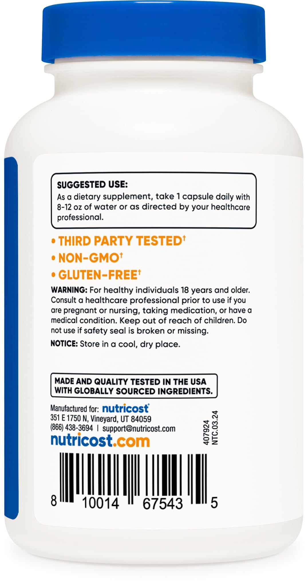 Pre-Order | Arrives in 5–10 Days – 
Nutricost Vitamin B12 (Methylcobalamin) 2000mcg, 240 Capsules - Vegetarian Caps, Non-GMO, Gluten Free B12 Supplement