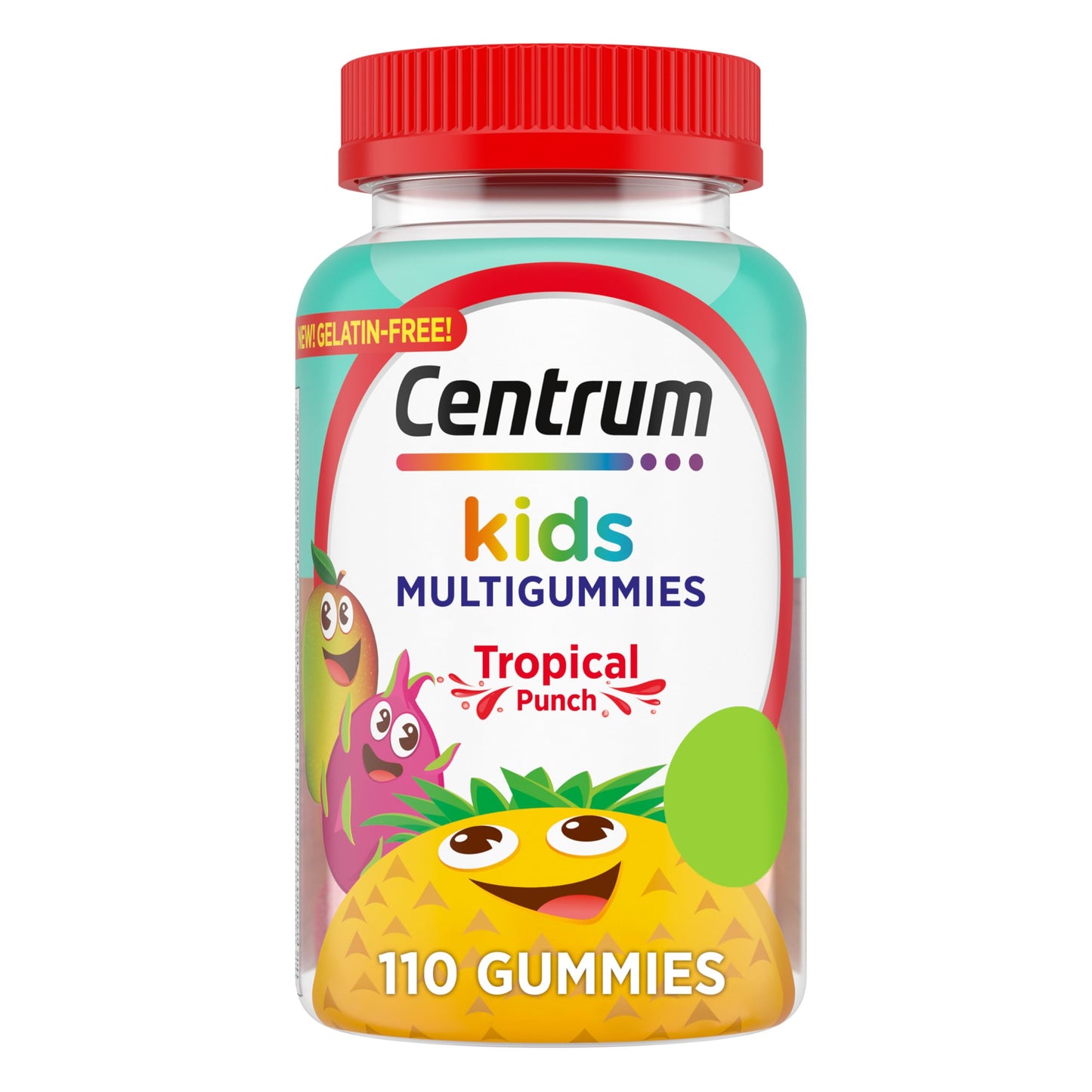 Pre-Order | Arrives in 5–10 Days – Centrum Kids Multivitamin Gummies, Tropical Punch, Made with Natural Flavors, 110 Count, 110 Day Supply