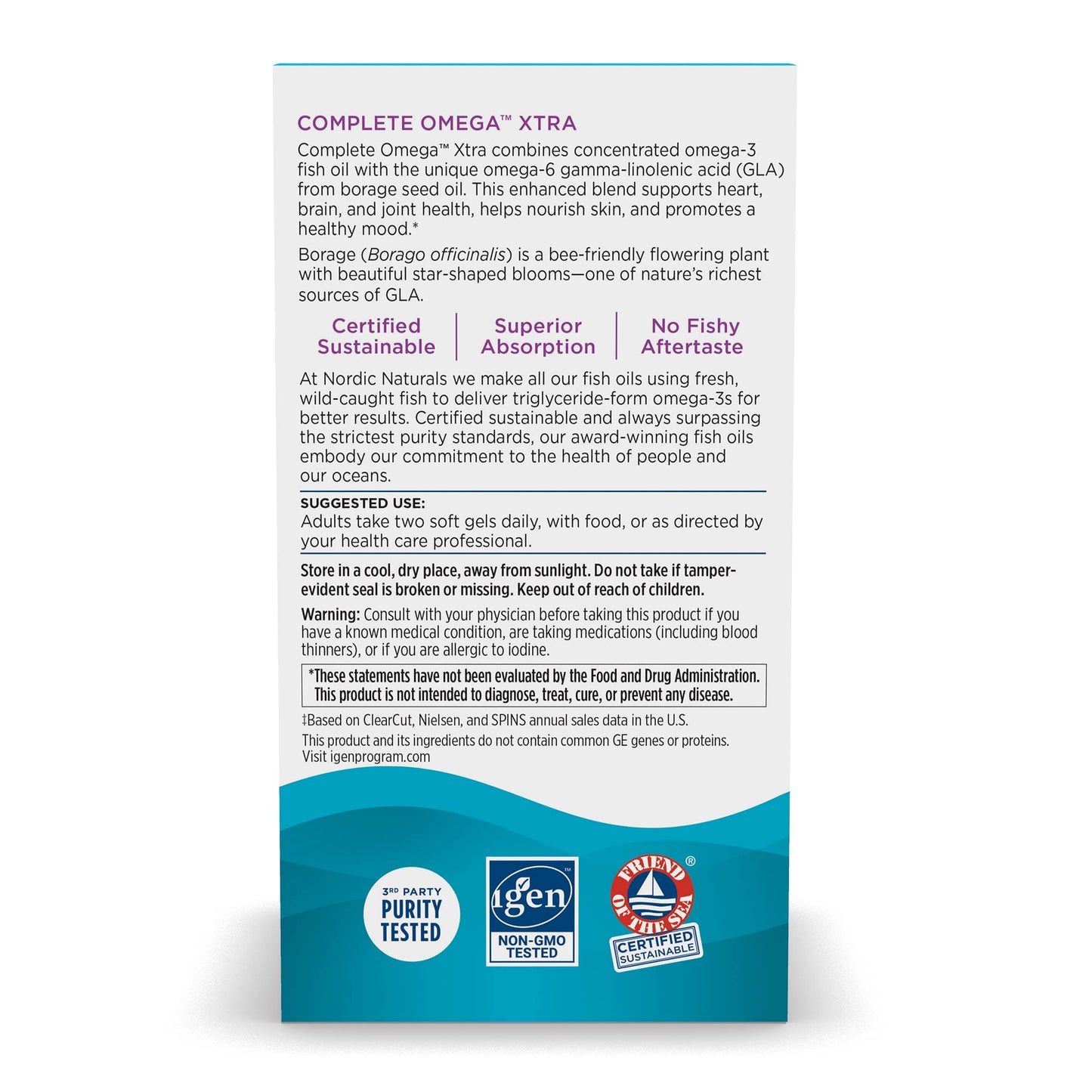 Pre-Order | Arrives in 5–10 Days – Nordic Naturals Complete Omega Xtra, Lemon - 60 Soft Gels - 1360 mg Omega-3 + 76 mg GLA - Healthy Skin - Cognition - Non-GMO - 30 Servings