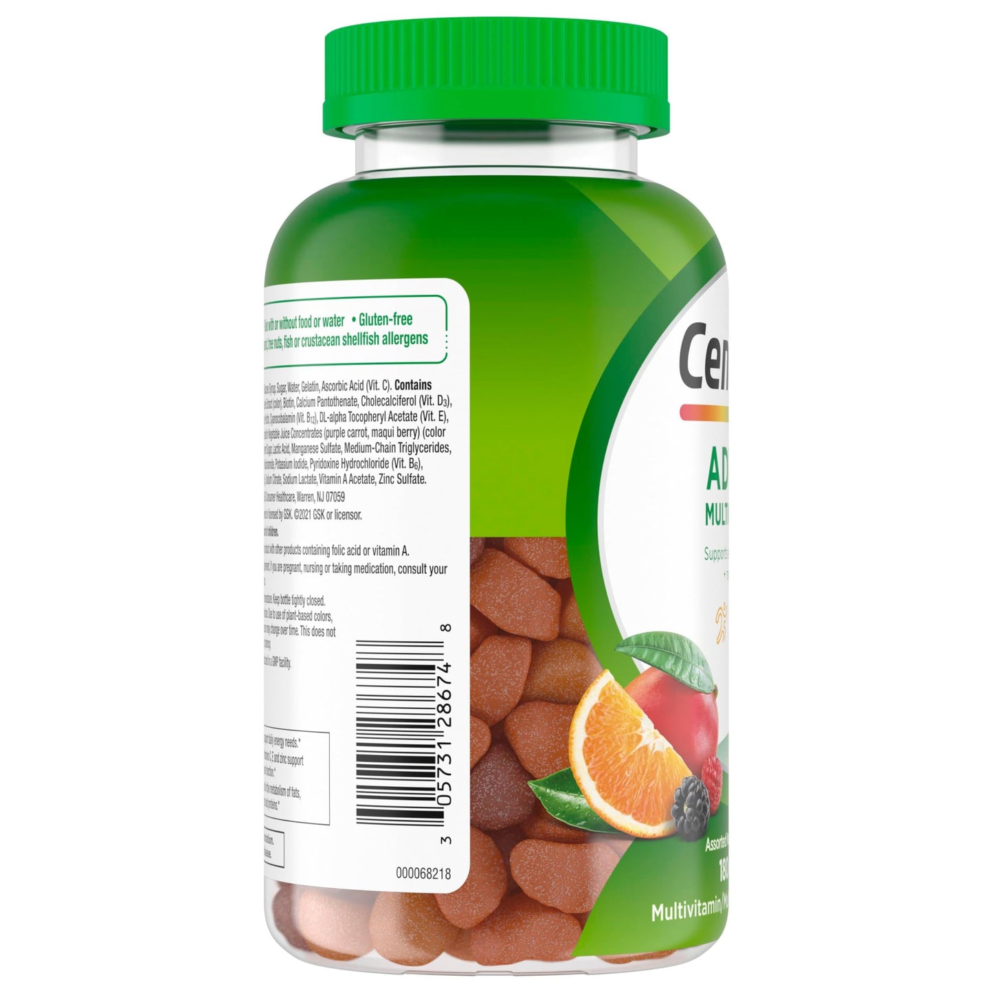 Pre-Order | Arrives in 5–10 Days – Centrum MultiGummies Gummy Multivitamin for Adults, Multivitamin/Multimineral Supplement with Vitamins D, B and E, Assorted Fruit Flavor - 180 Count