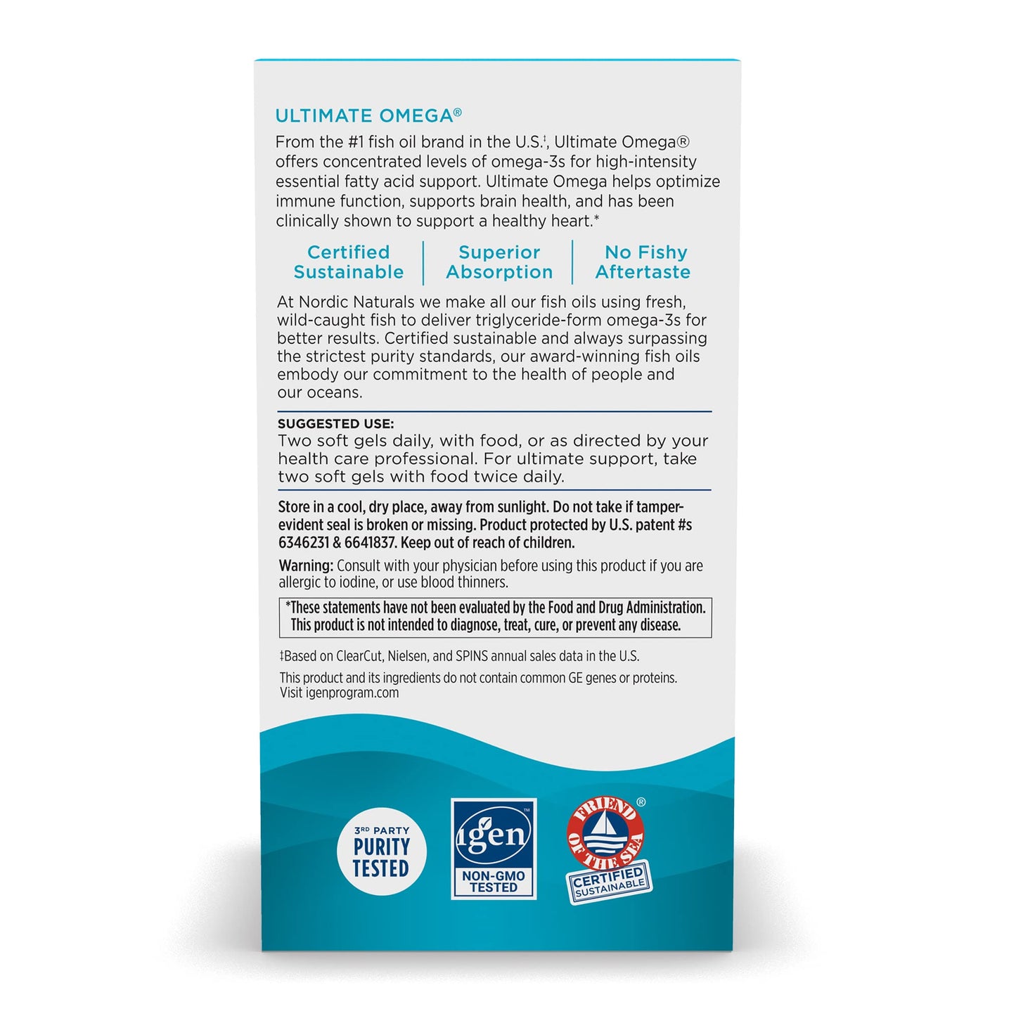 Pre-Order | Arrives in 5–10 Days – Nordic Naturals Ultimate Omega, Lemon Flavor - 60 Soft Gels - 1280 mg Omega-3 - High-Potency Fish Oil Supplement with EPA & DHA - Promotes Brain & Heart Health - Non-GMO - 30 Servings