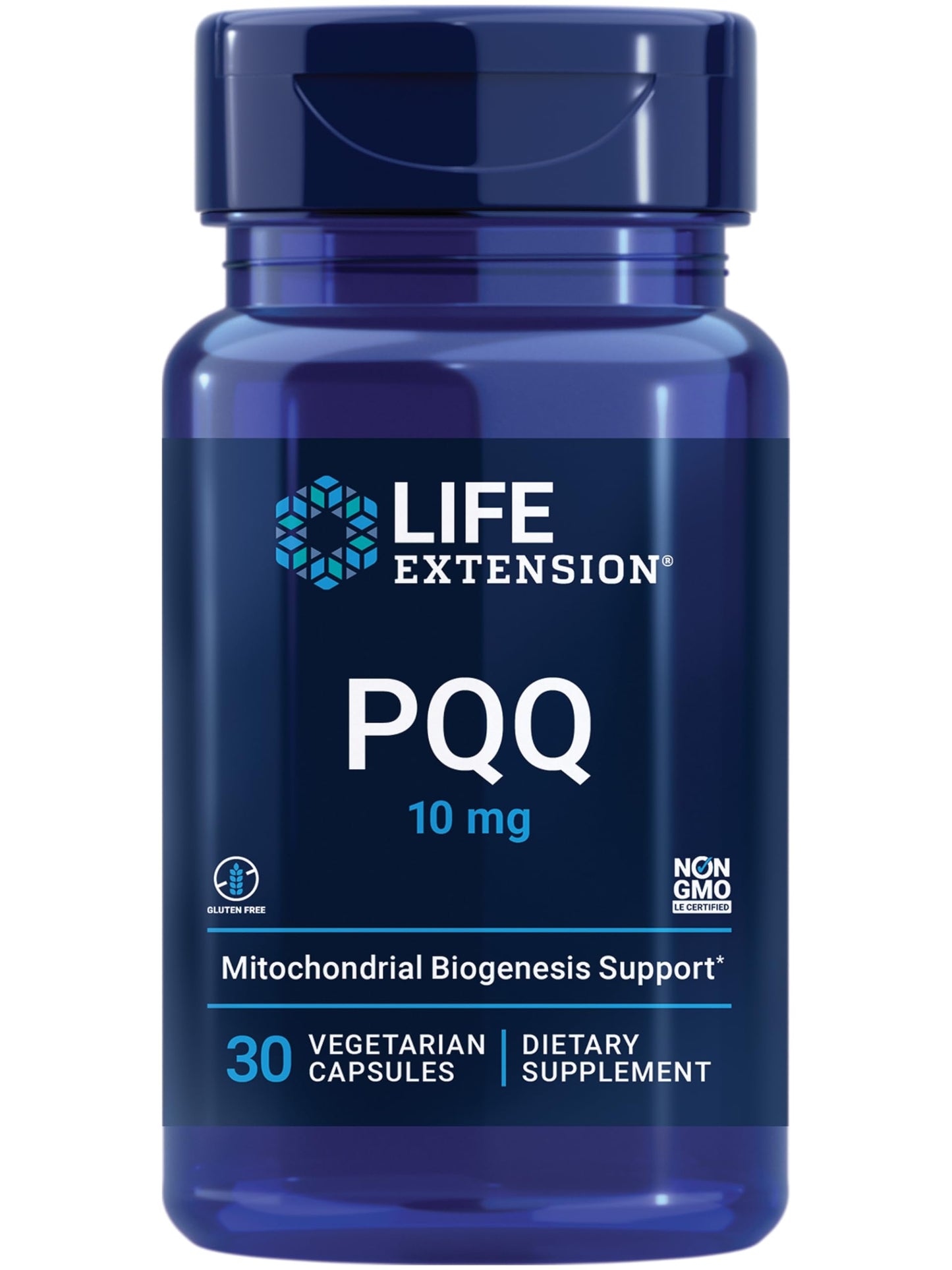 Pre-Order | Arrives in 5–10 Days – Life Extension PQQ Caps – Pyrroloquinoline Quinone, 10 mg – Promotes The Growth of New Mitochondria, ATP, Energy Support – Gluten-Free, Non-GMO, Vegetarian – 30 Capsules