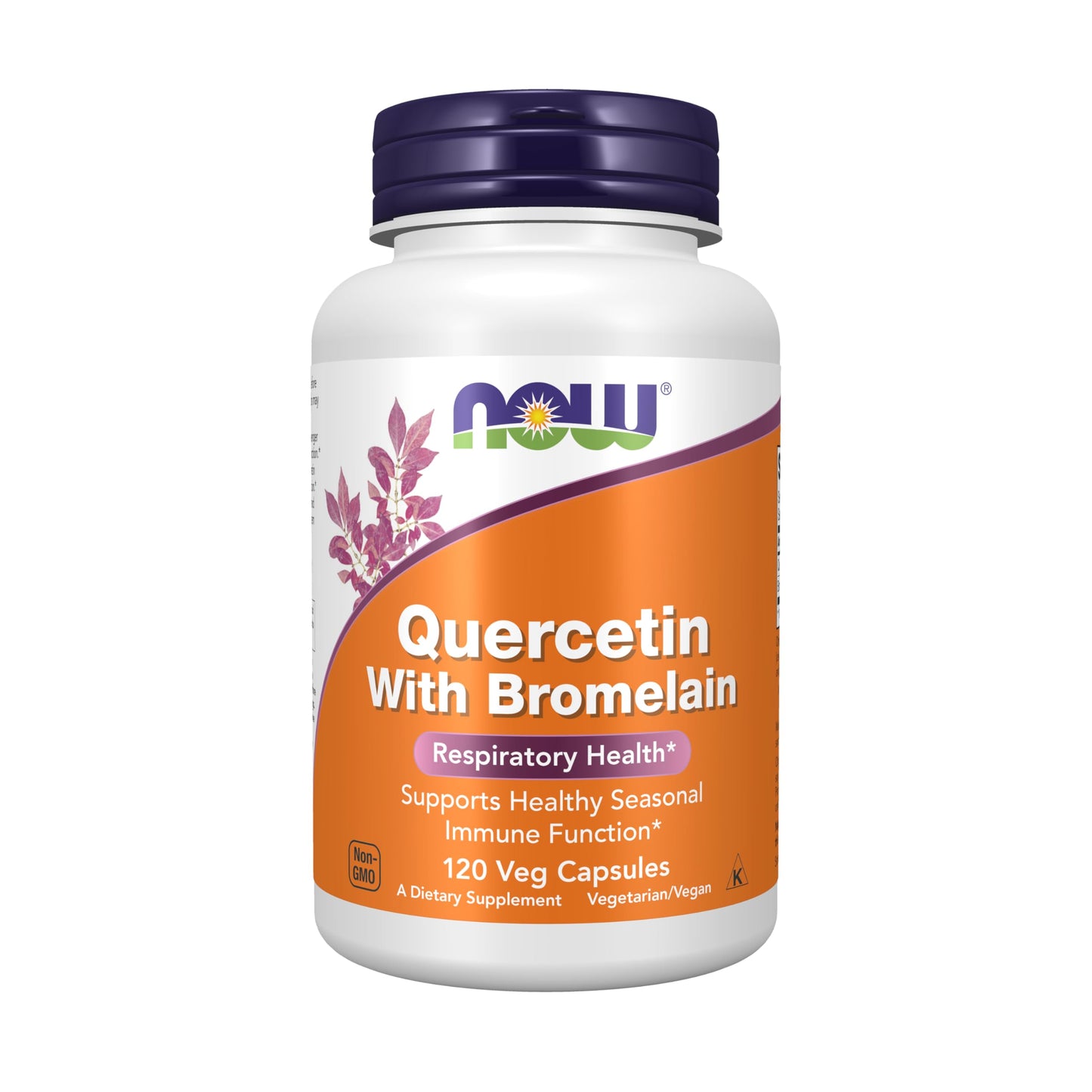 Pre-Order | Arrives in 5–10 Days – NOW Foods Supplements, Quercetin with Bromelain, Balanced Immune System*, 120 Veg Capsules