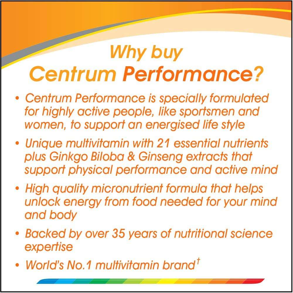 CENTRUM PERFORMANCE MULTIVITAMIN