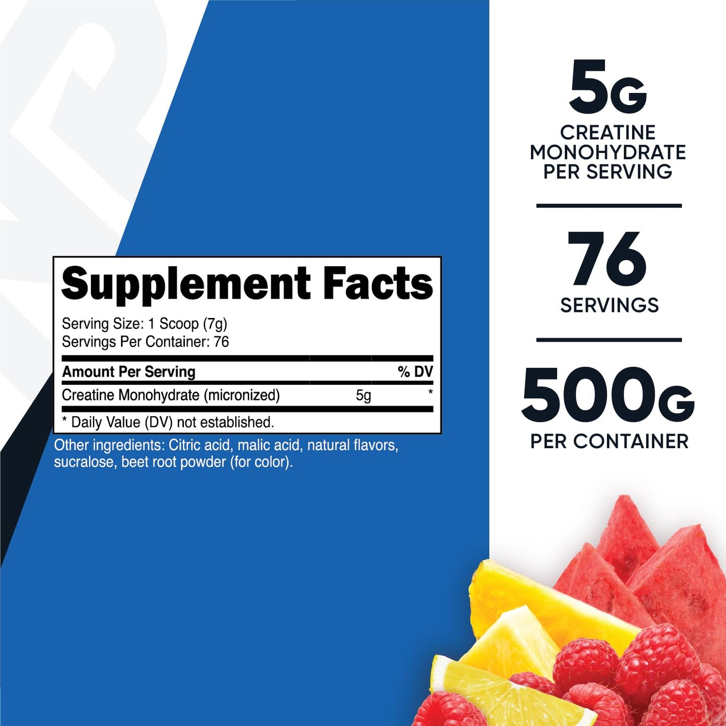 Pre-Order | Arrives in 5–10 Days – 
Nutricost Creatine Monohydrate Powder (Fruit Punch, 500 Gram)
