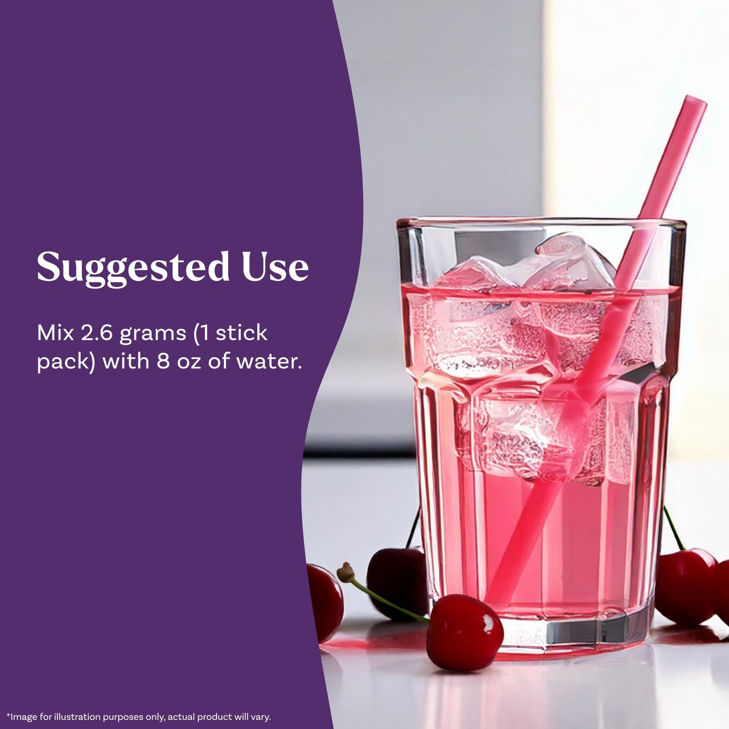 Pre-Order | Arrives in 5–10 Days – Natrol Sleep & Restore Calming Drink Mix with Magnesium Glycinate, Magnesium Sleep Aid, Melatonin-Free, Cherry, 10 Stick Packs