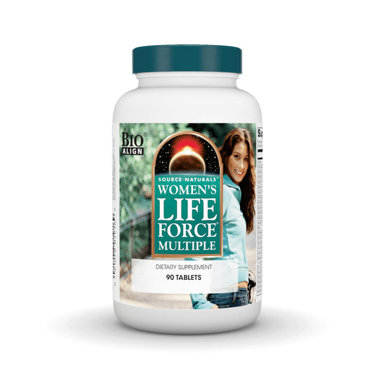 Pre-Order | Arrives in 5–10 Days – Source Naturals Women's Life Force Multiple, Daily Multivitamin & Immune Health Supplement - 90 Tablets